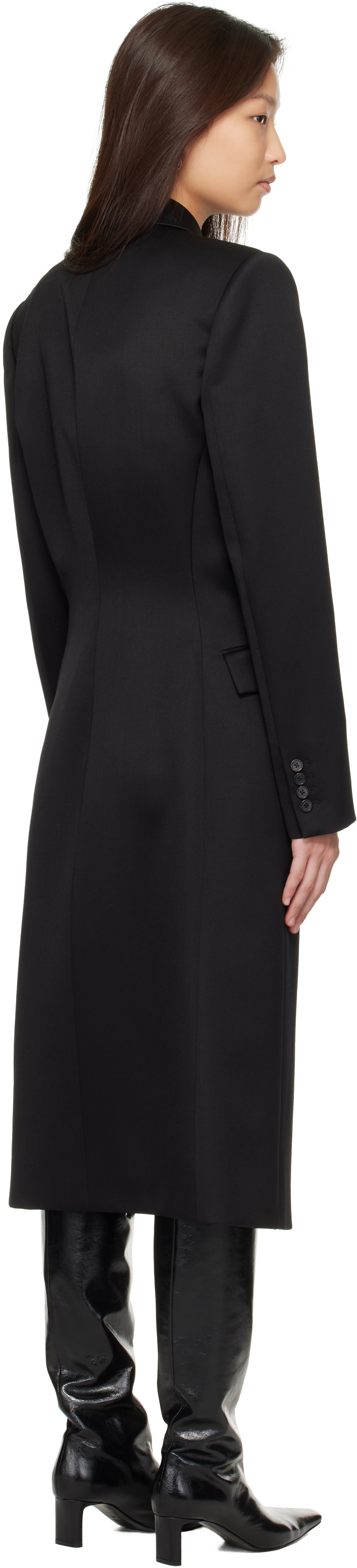 KHAITE - Manteau Rolon noir