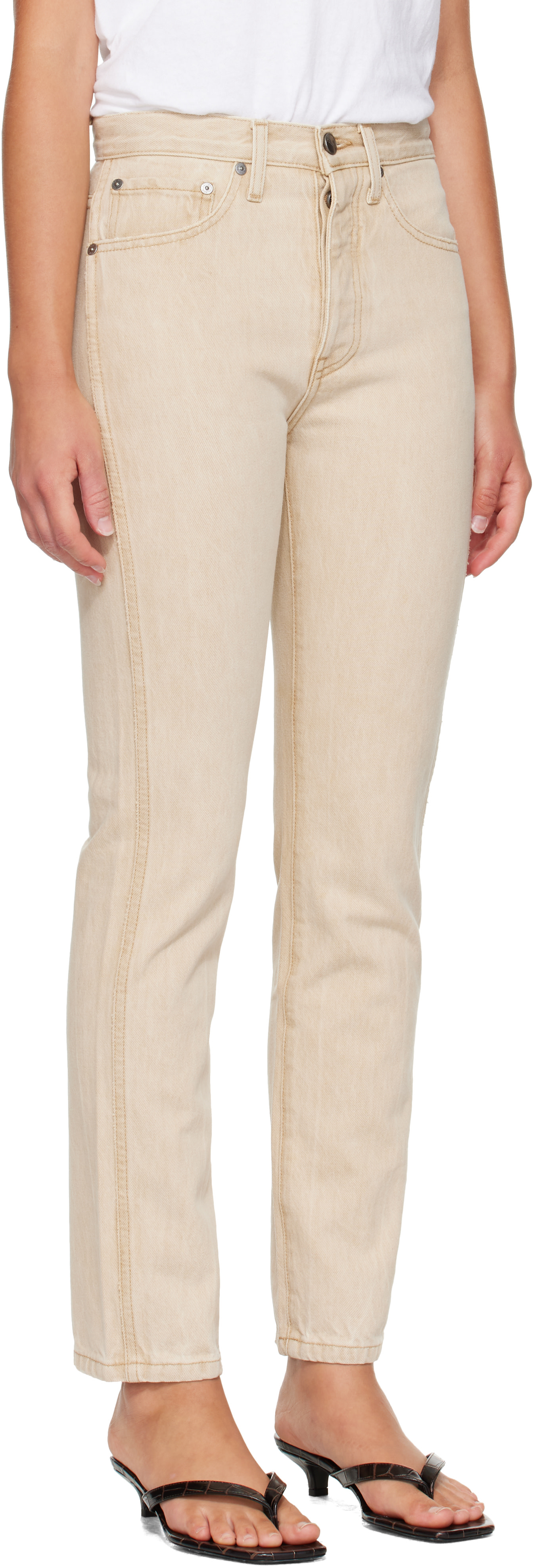 KHAITE - Jean Finley beige