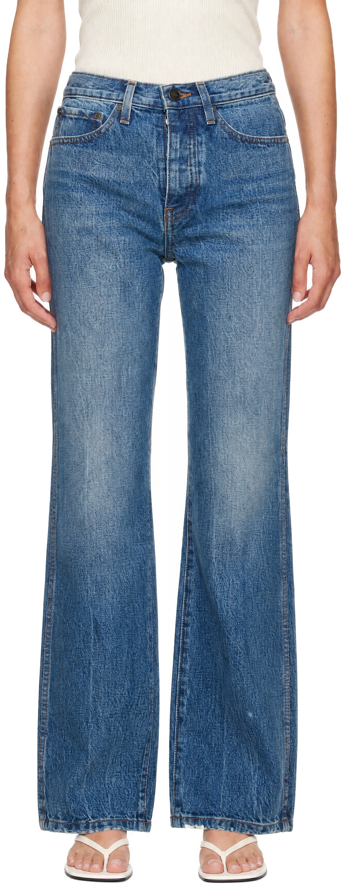KHAITE - Jean Finely bleu