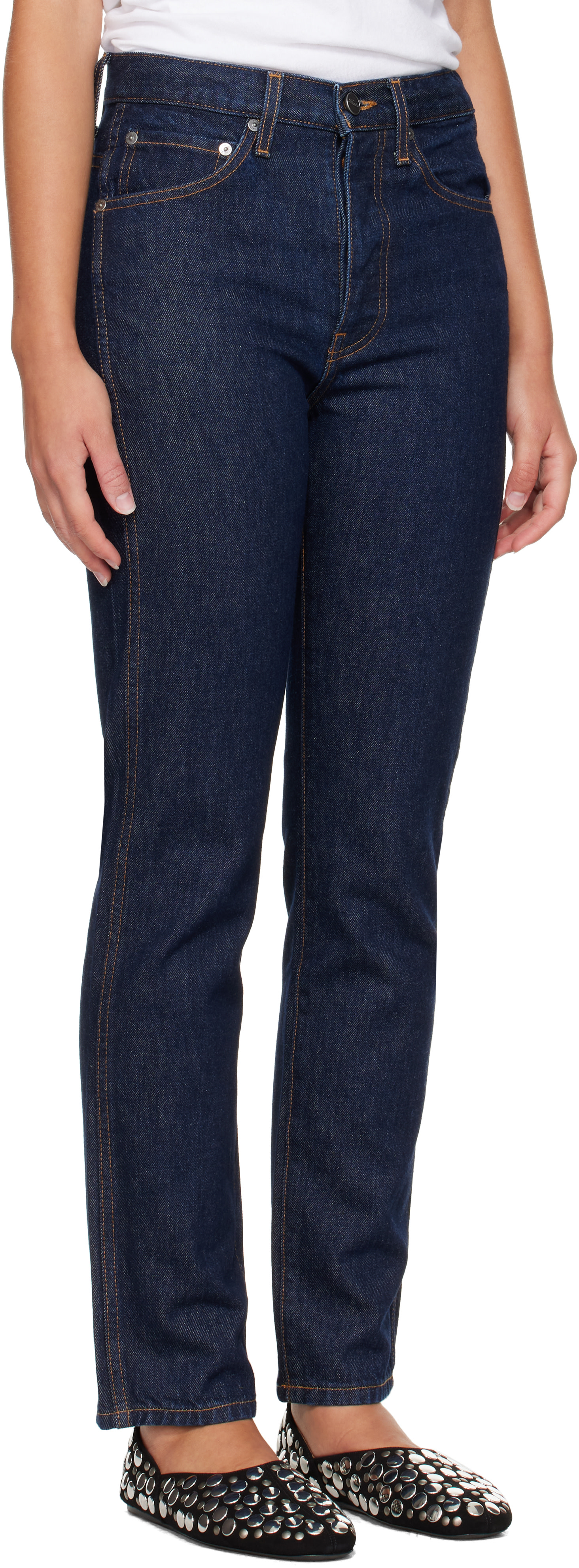 KHAITE - Jean Finley indigo