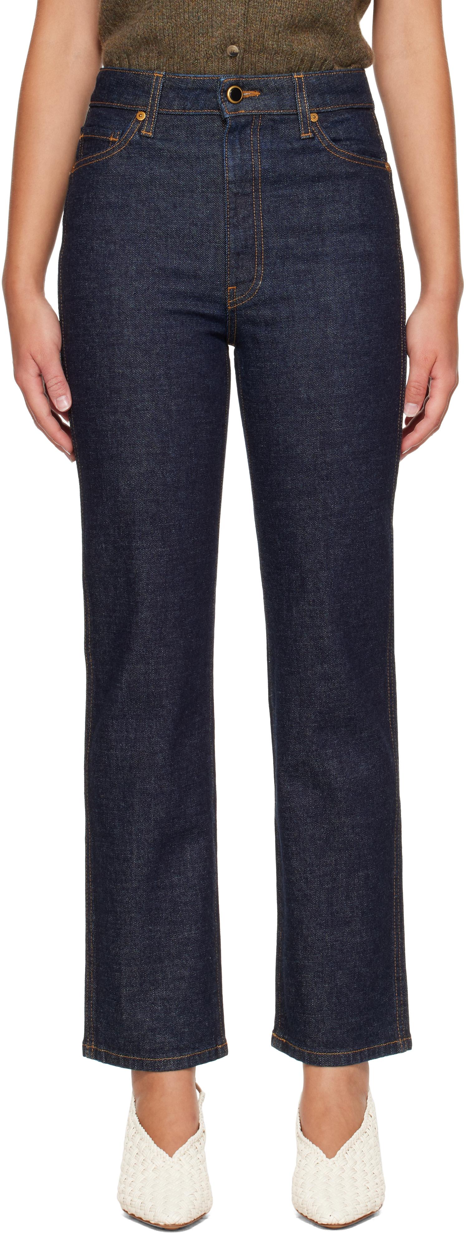 KHAITE - Jean Abigail indigo