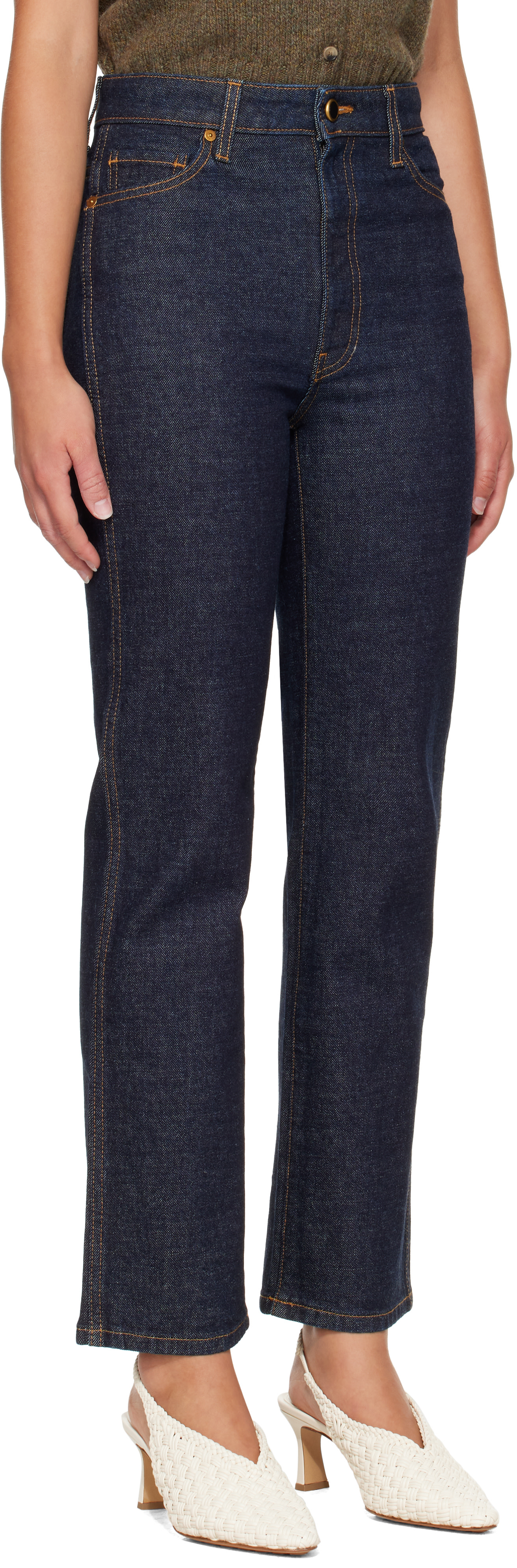KHAITE - Jean Abigail indigo