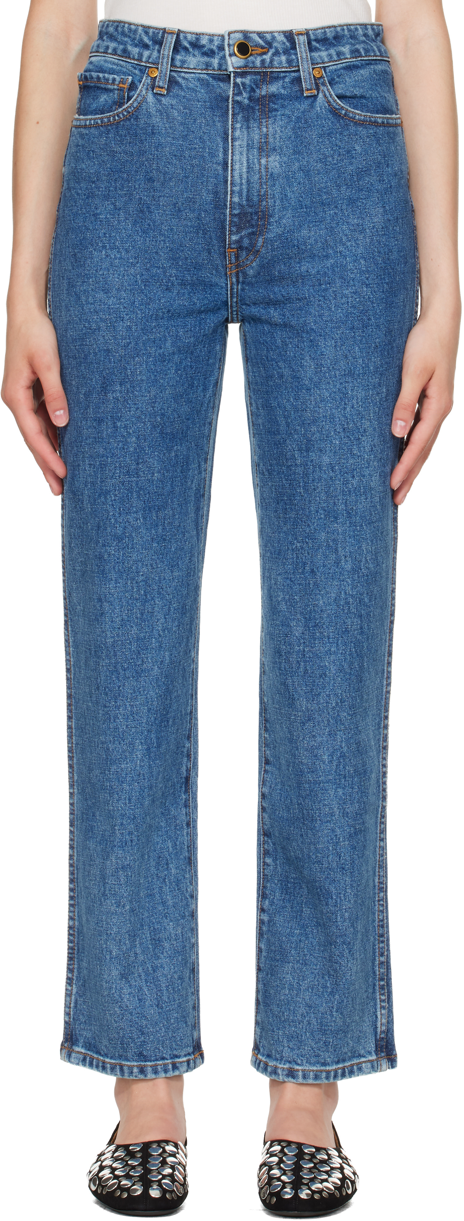 KHAITE - Jean Abigail bleu