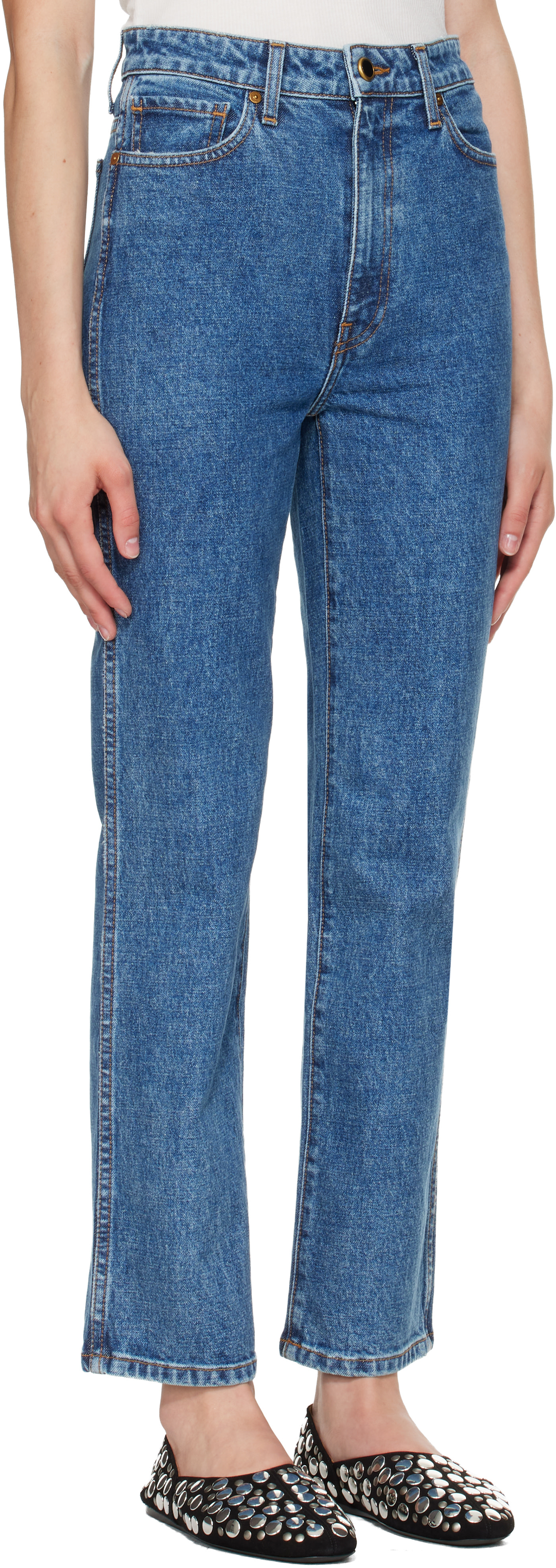 KHAITE - Jean Abigail bleu