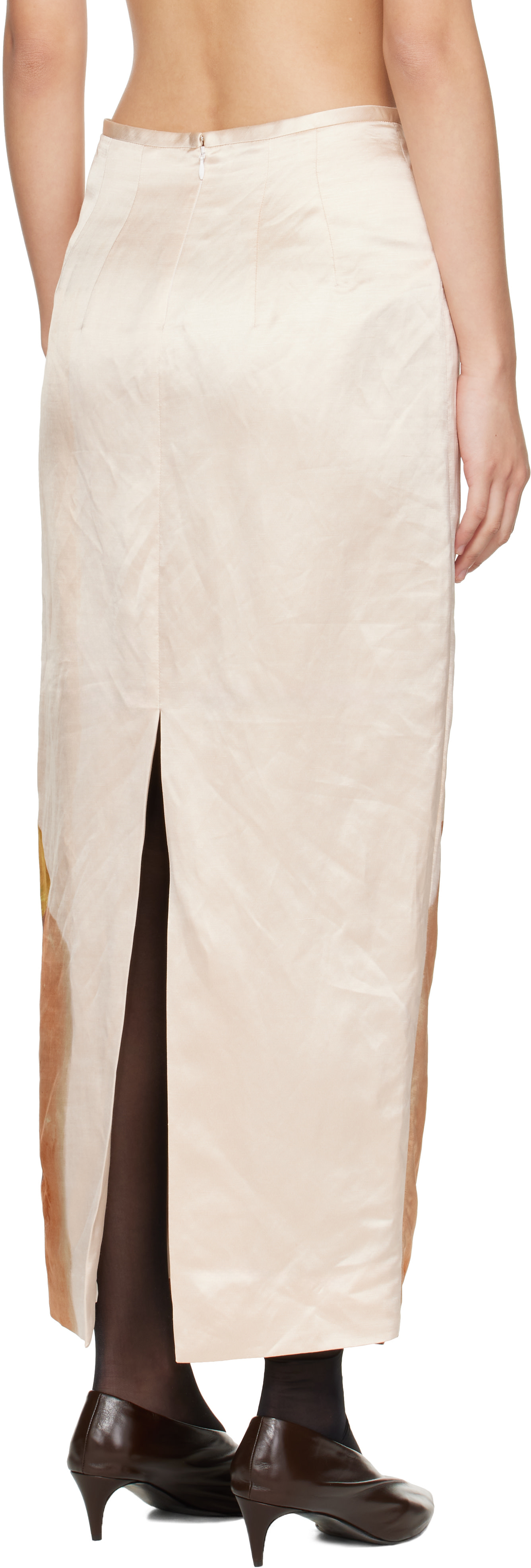 KHAITE - Jupe longue Winton beige