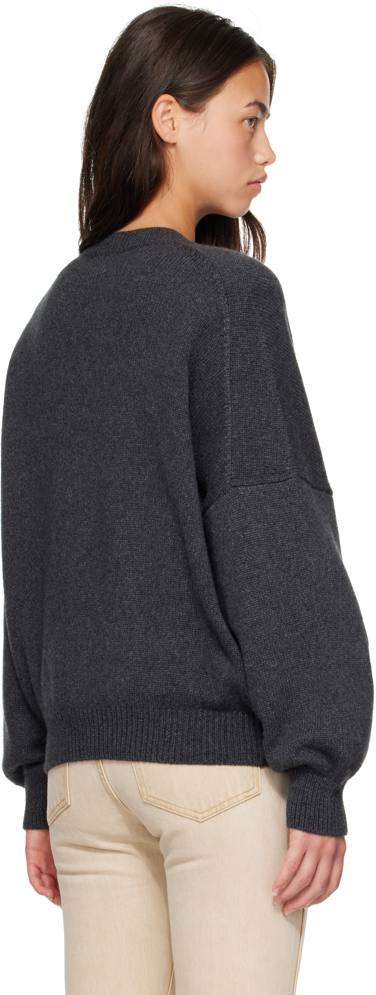 KHAITE - Pull Margaux gris