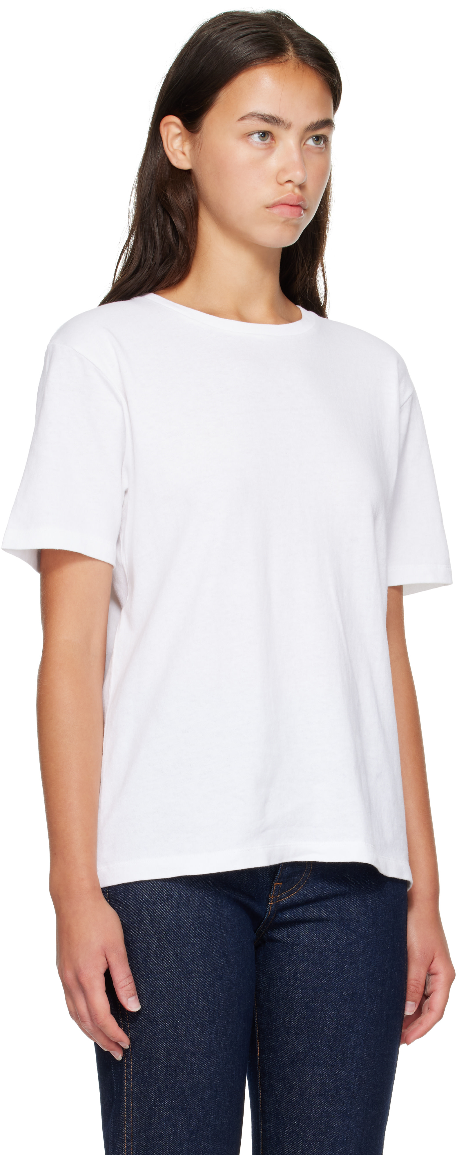KHAITE - T-shirt Mae blanc
