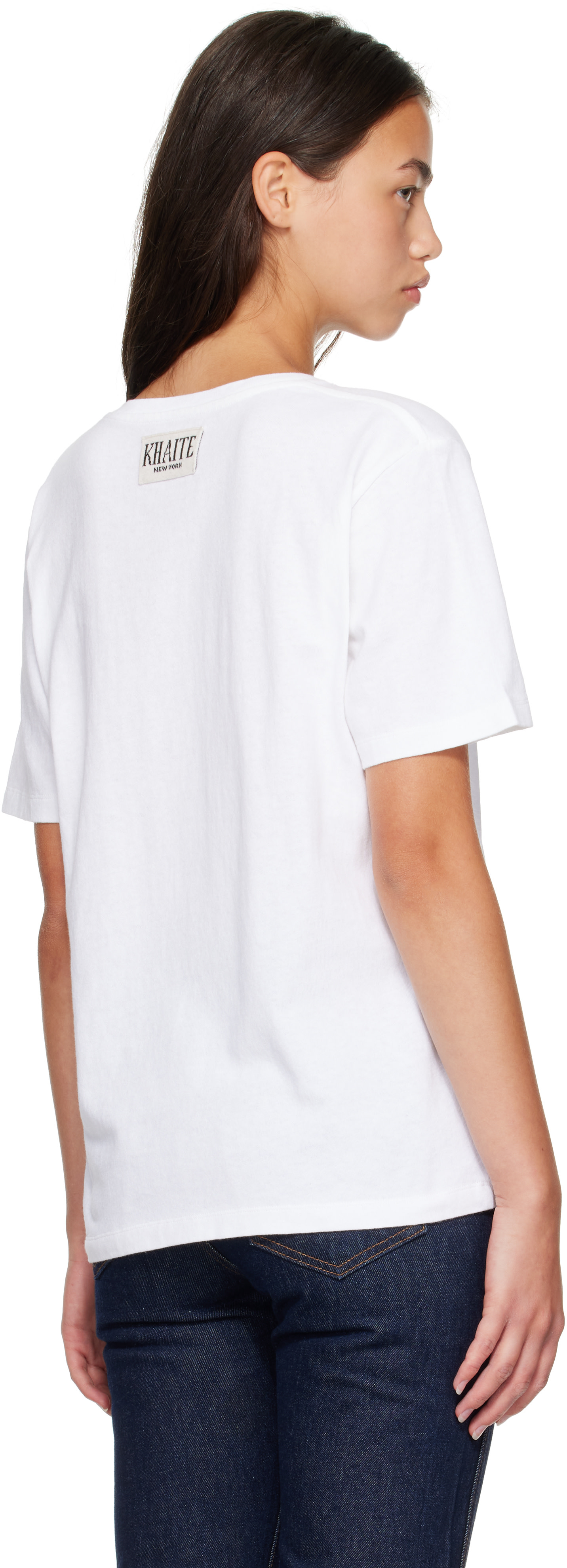 KHAITE - T-shirt Mae blanc