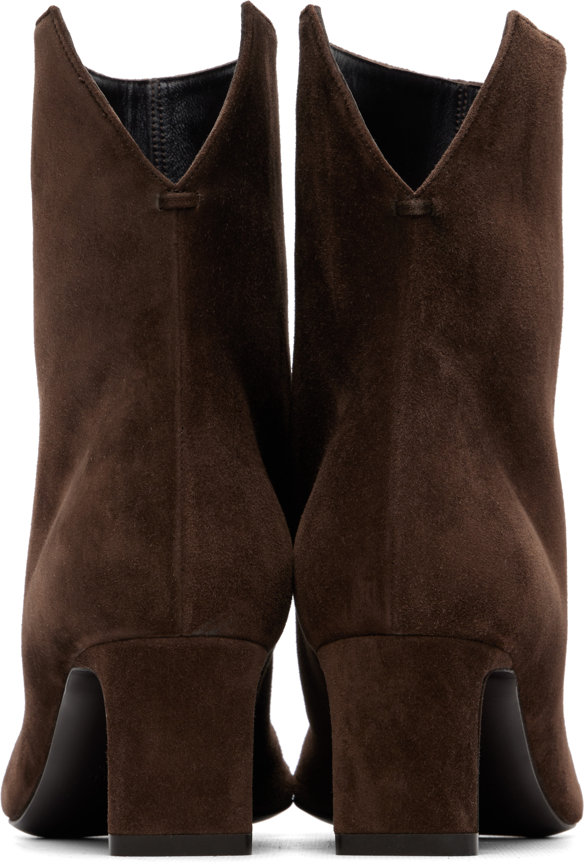 KHAITE - Bottines Ona brunes
