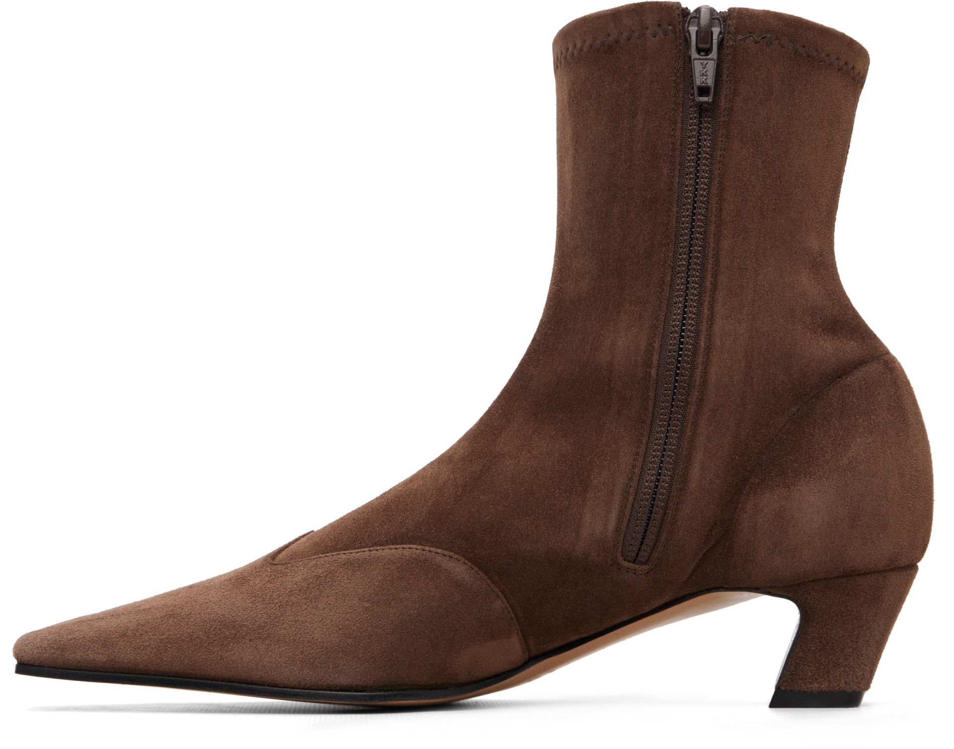 KHAITE - Bottines Nevada brunes