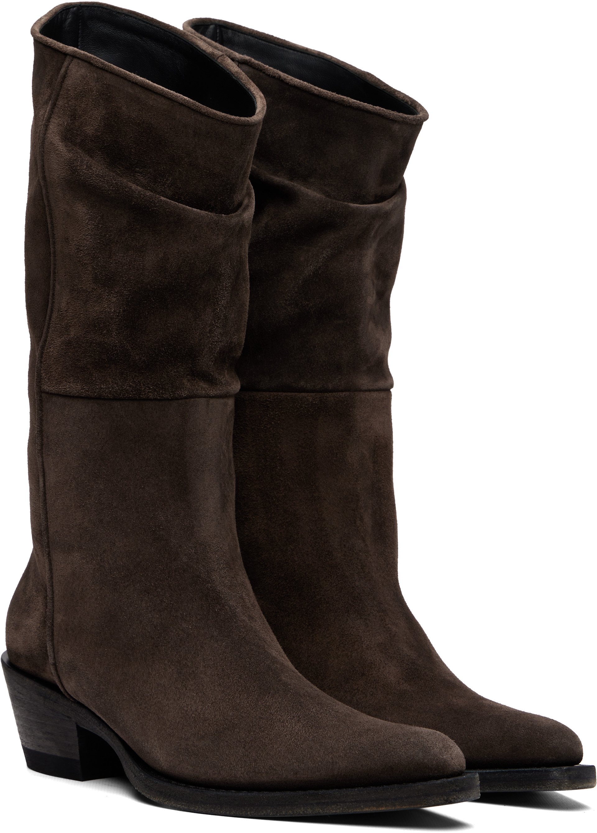 KHAITE - Bottes Clive brunes