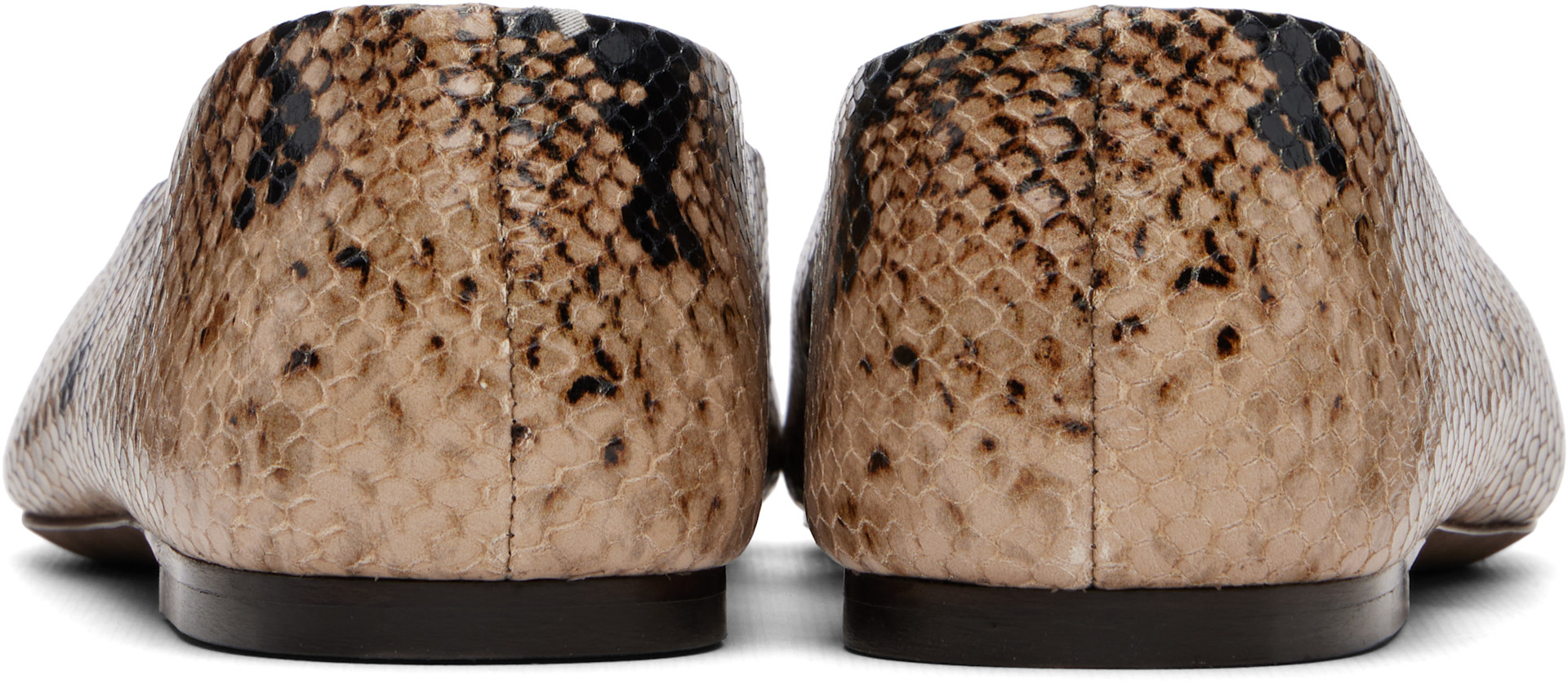 KHAITE - Ballerines Marlene taupe