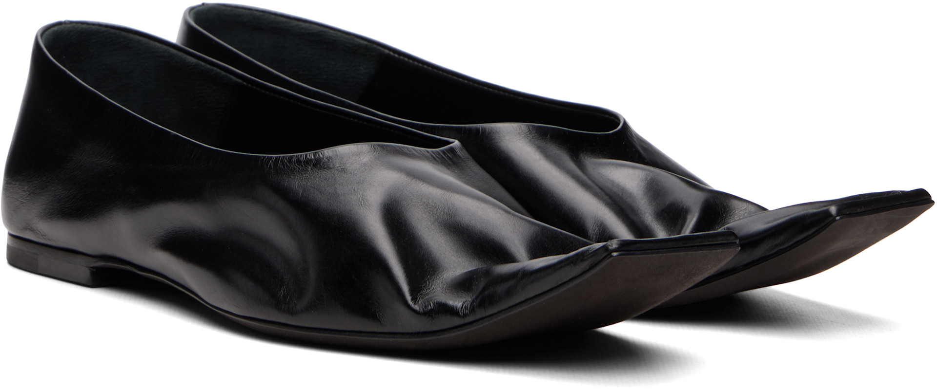 KHAITE - Ballerines Marlene noires