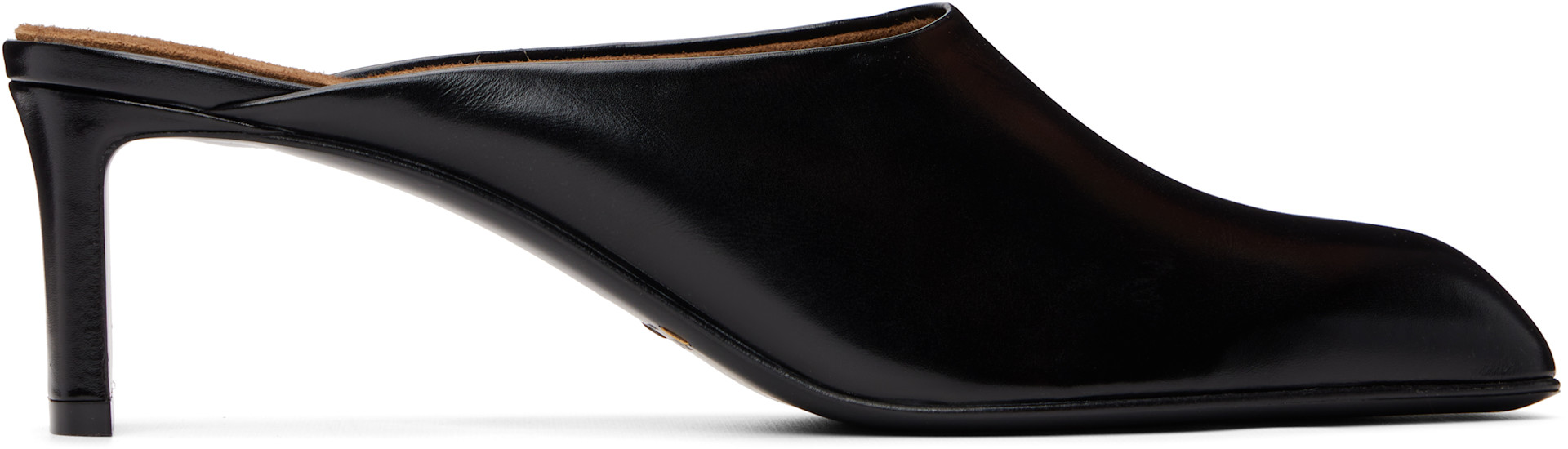 KHAITE - Mules à talon Colt noires