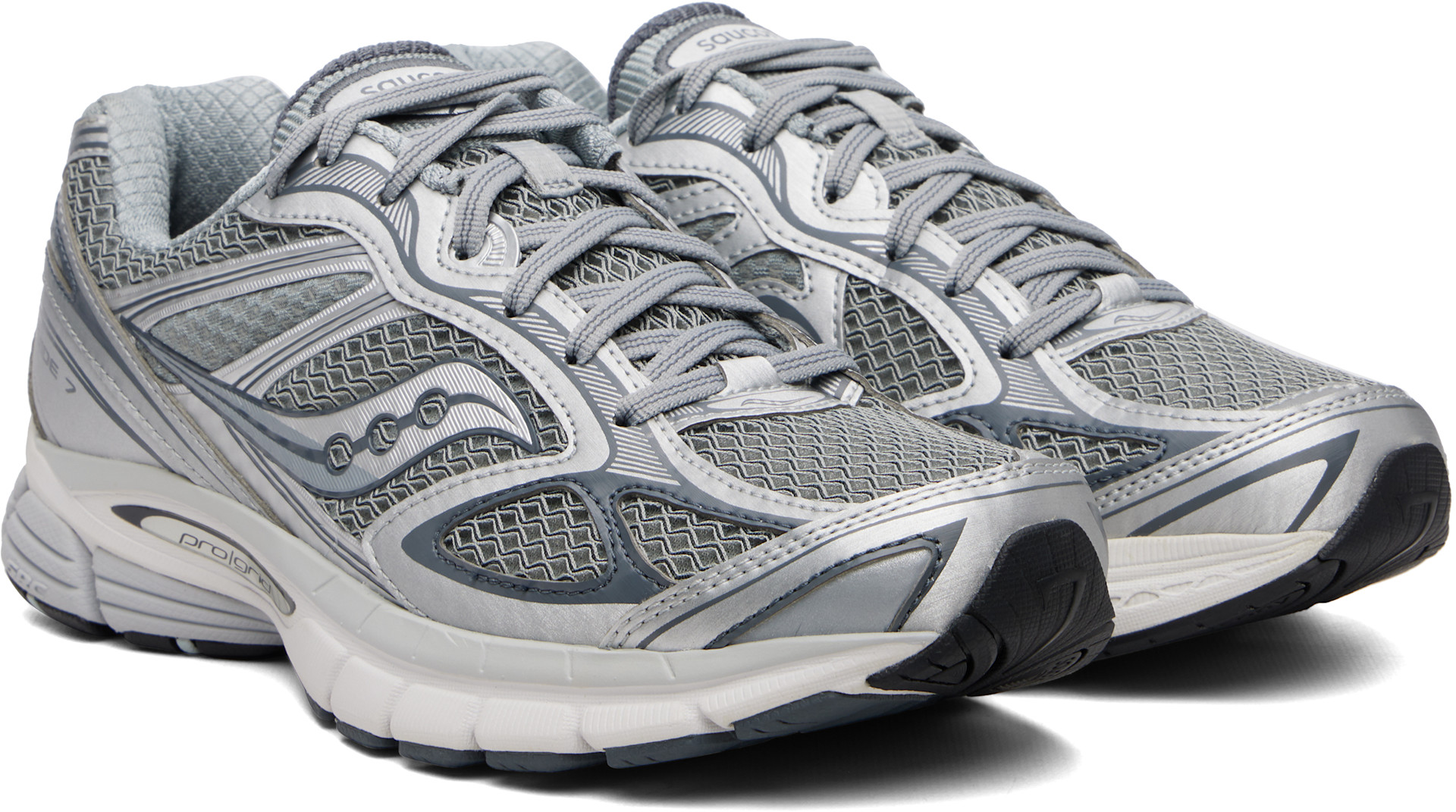 Saucony - Gray Progrid Guide 7 Sneakers