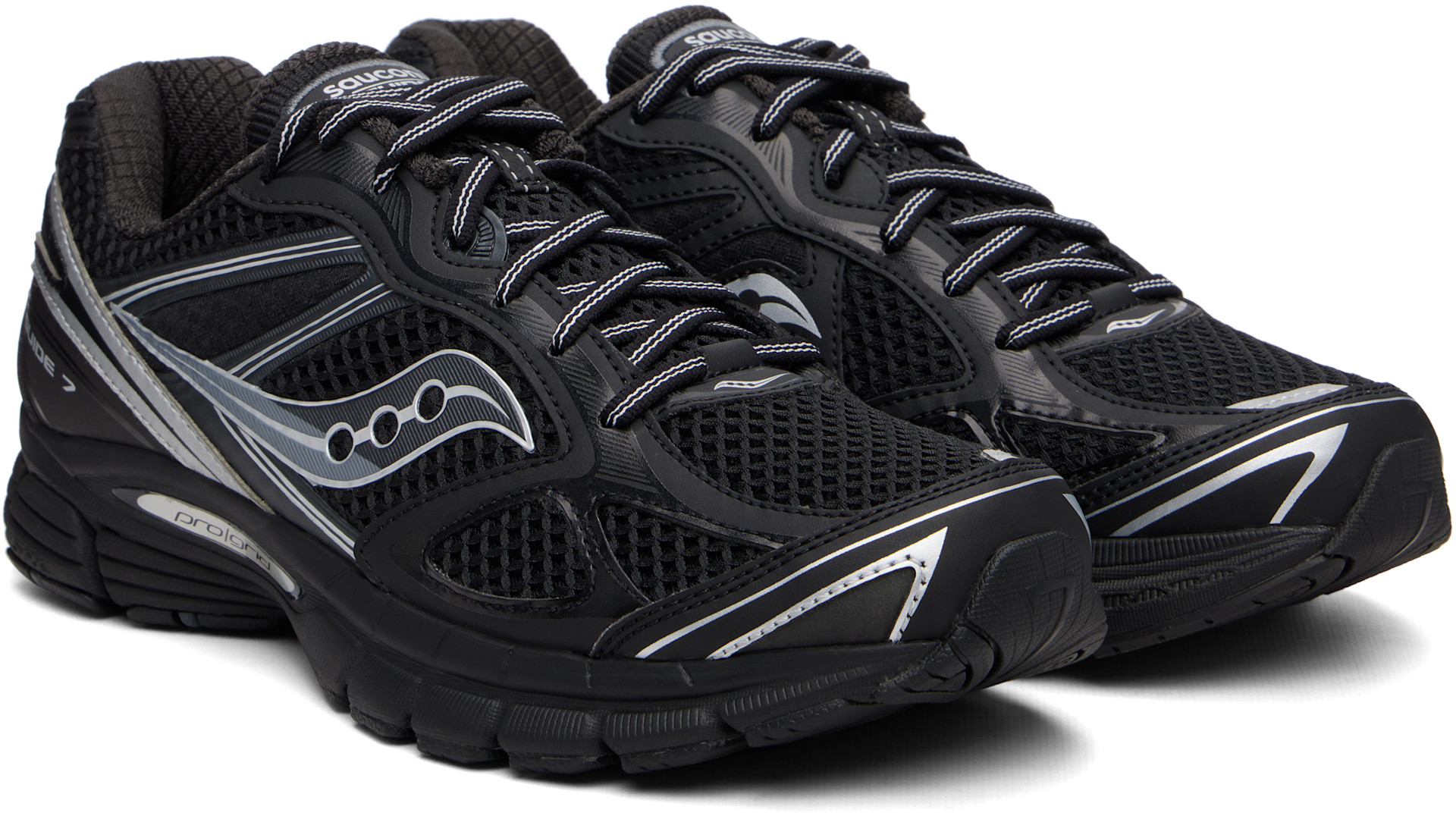 Saucony - Black Progrid Guide 7 Sneakers