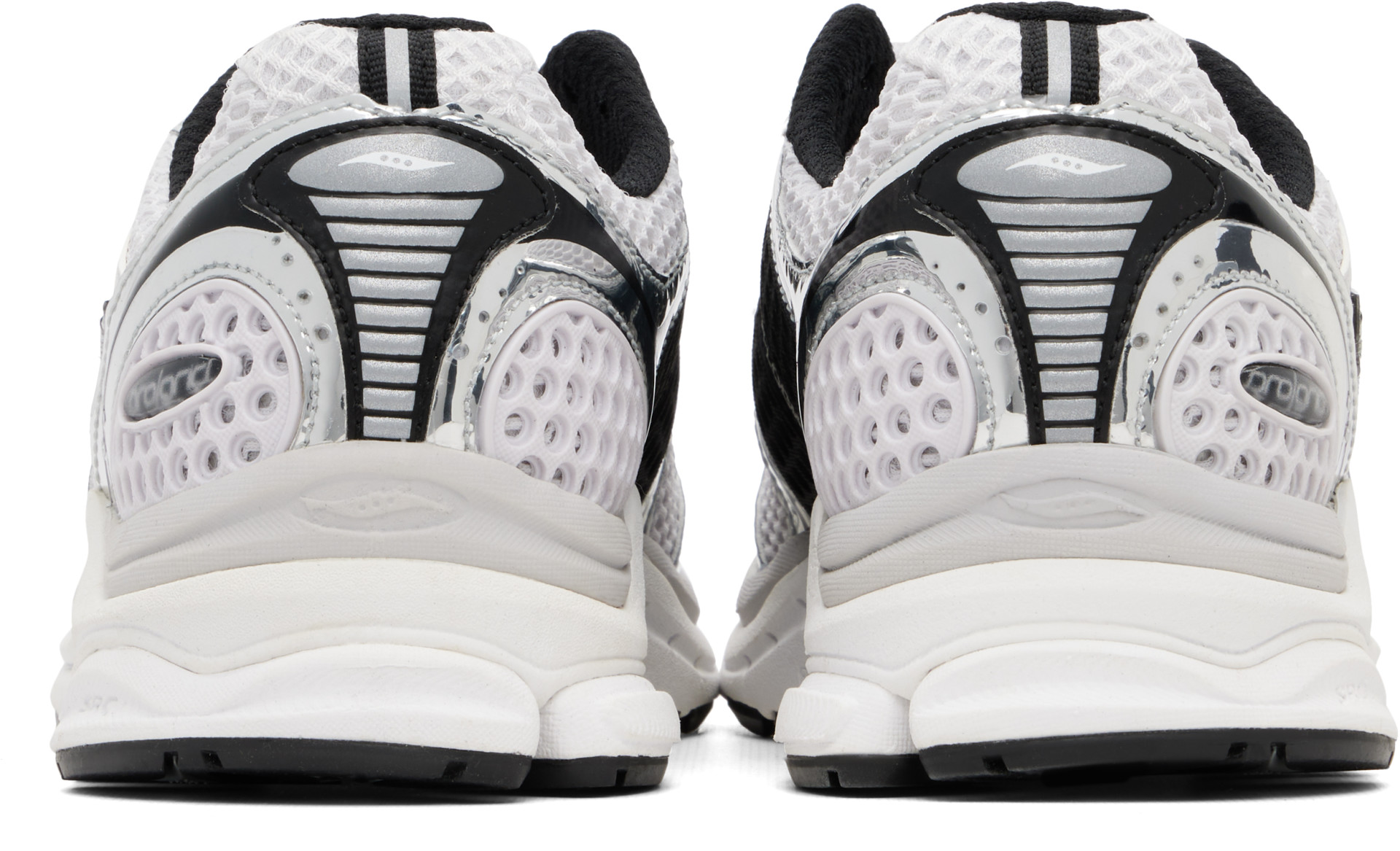 Saucony - ホワイト&シルバー ProGrid Triumph 4 スニーカー