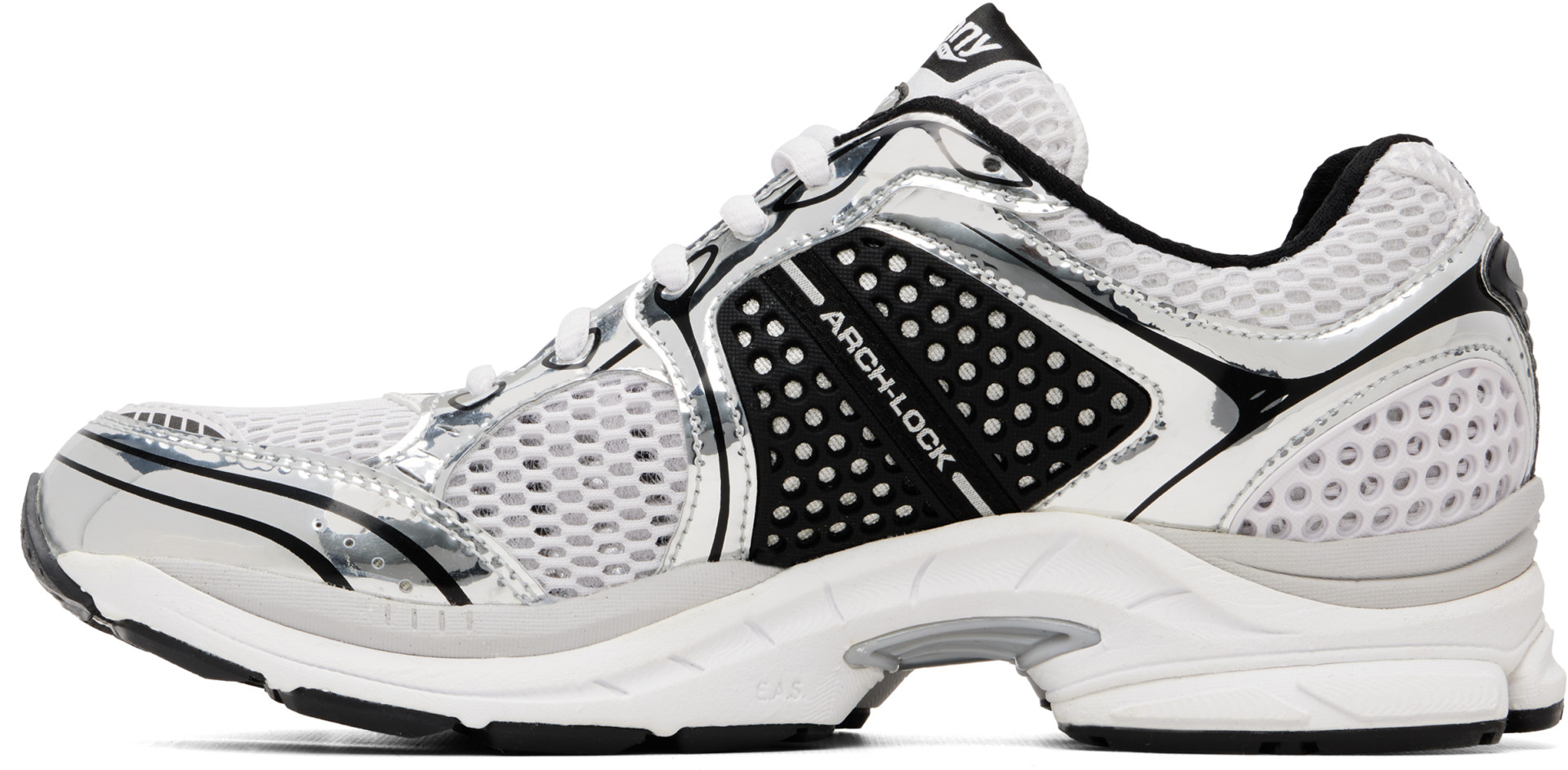 Saucony - ホワイト&シルバー ProGrid Triumph 4 スニーカー