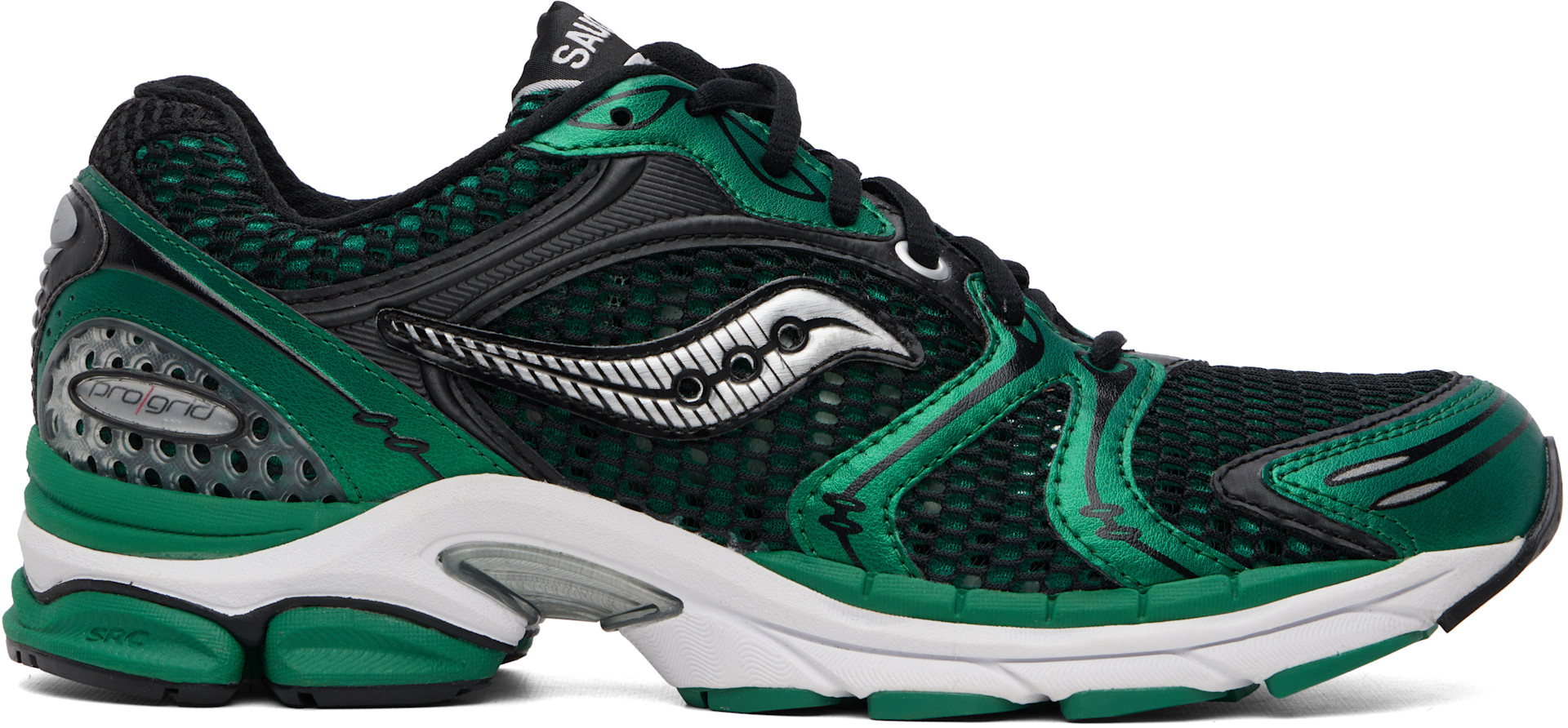 Saucony - Baskets Triumph 4 vert et noir à technologie Progrid