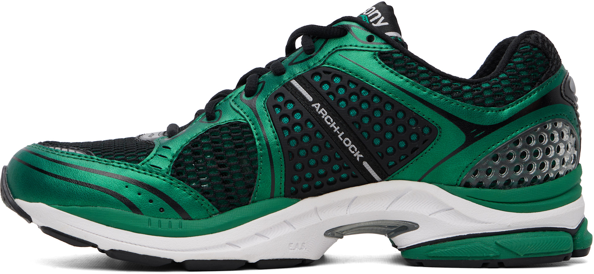 Saucony - Baskets Triumph 4 vert et noir à technologie Progrid