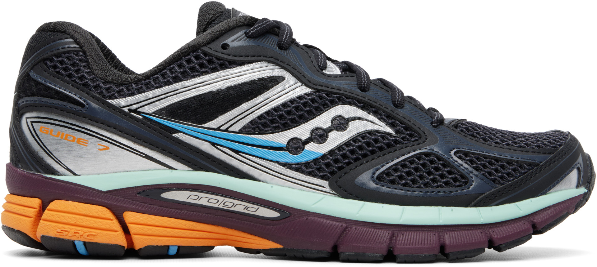 Saucony - Baskets Guide 7 noires à technologie ProGrid