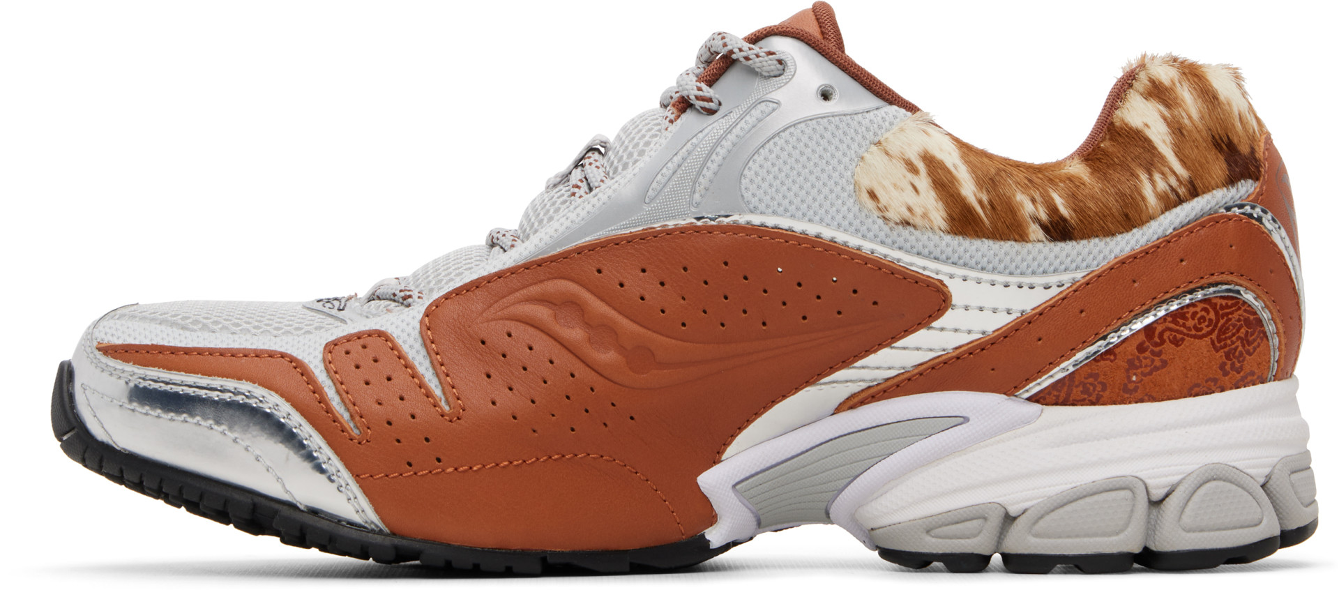 Saucony - Baskets ProGrid V2 argentées - Space Cowboy