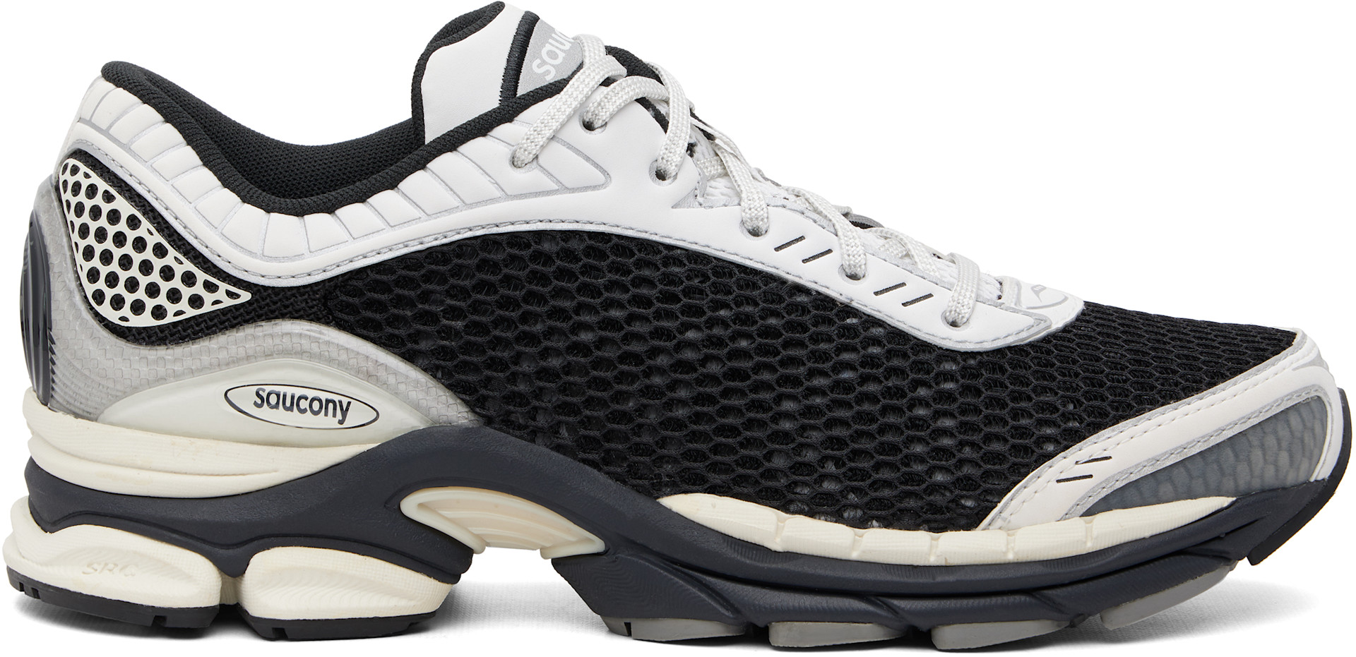 Saucony - Baskets Paramount noir et blanc à technologie ProGrid