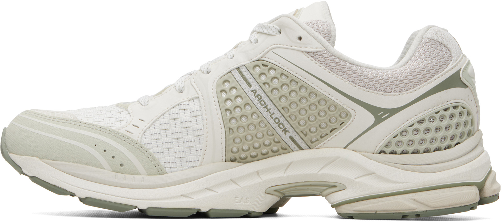 Saucony - 화이트 프로그리드 트라이엄프 4 패브리케이티드 퓨처 스니커즈