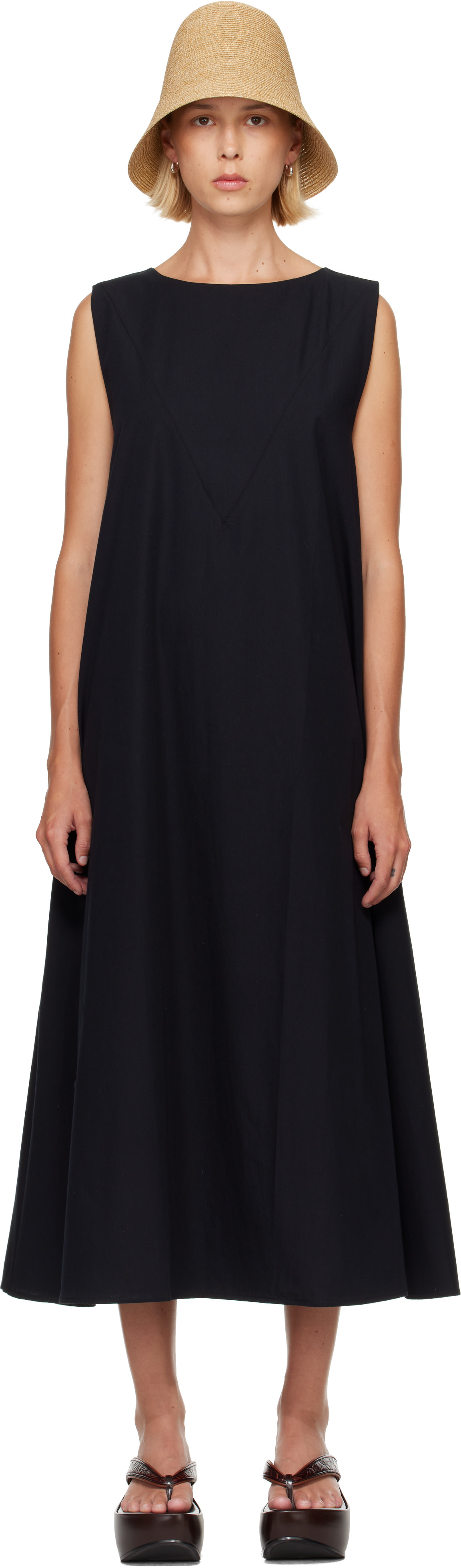Baserange - Robe longue Tres noire