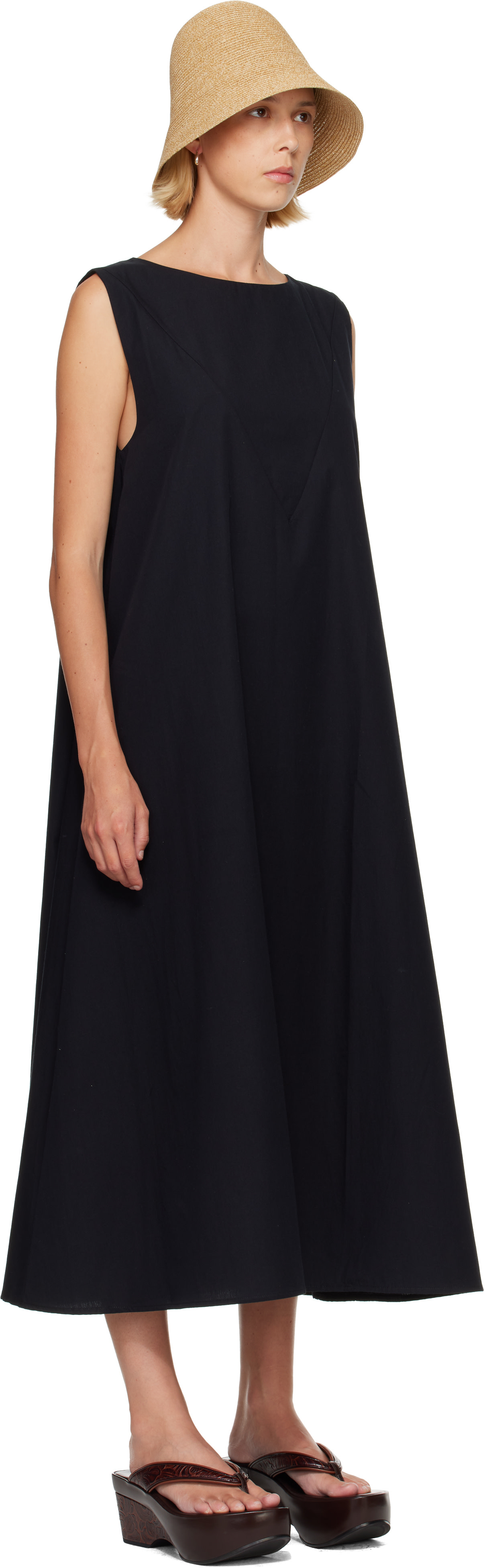 Baserange - Robe longue Tres noire