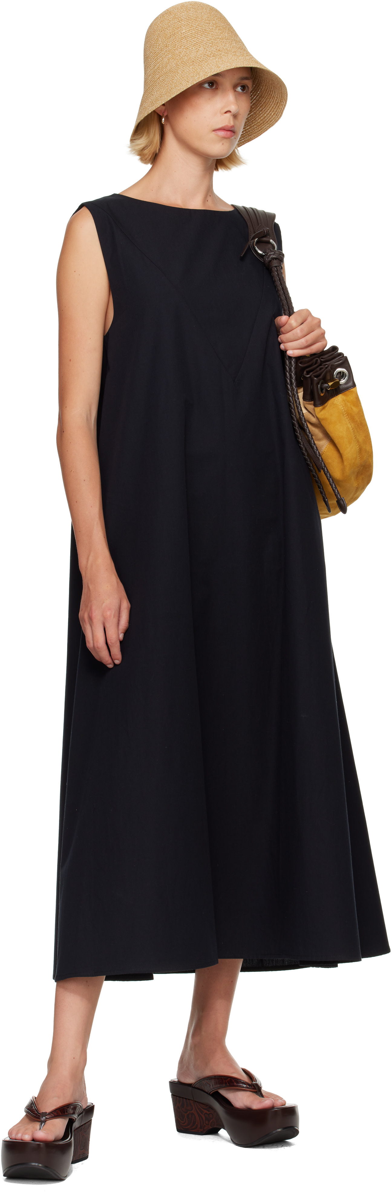 Baserange - Robe longue Tres noire