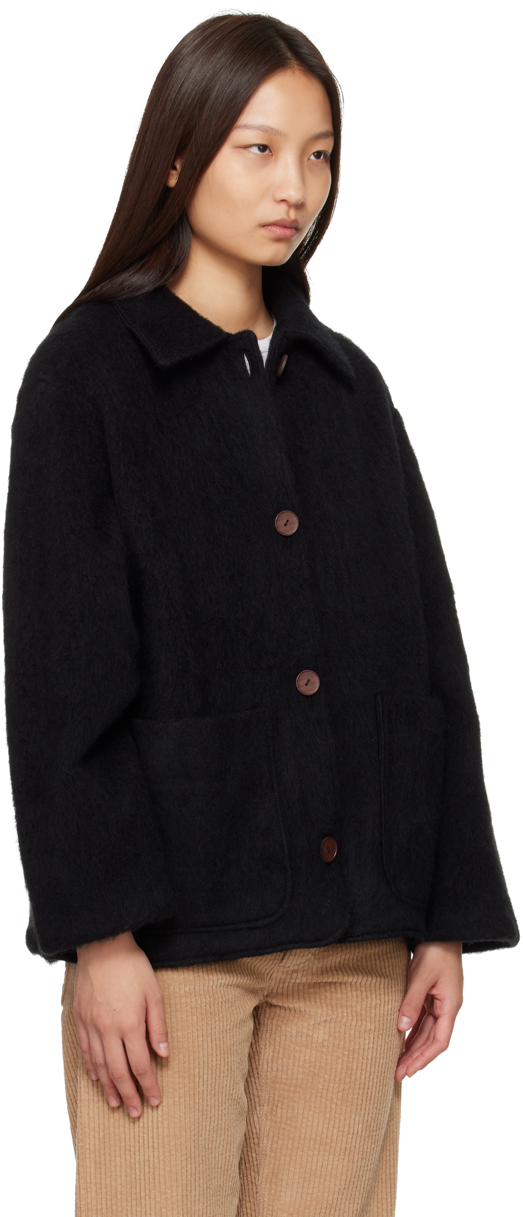 Baserange - Blouson Umma noir
