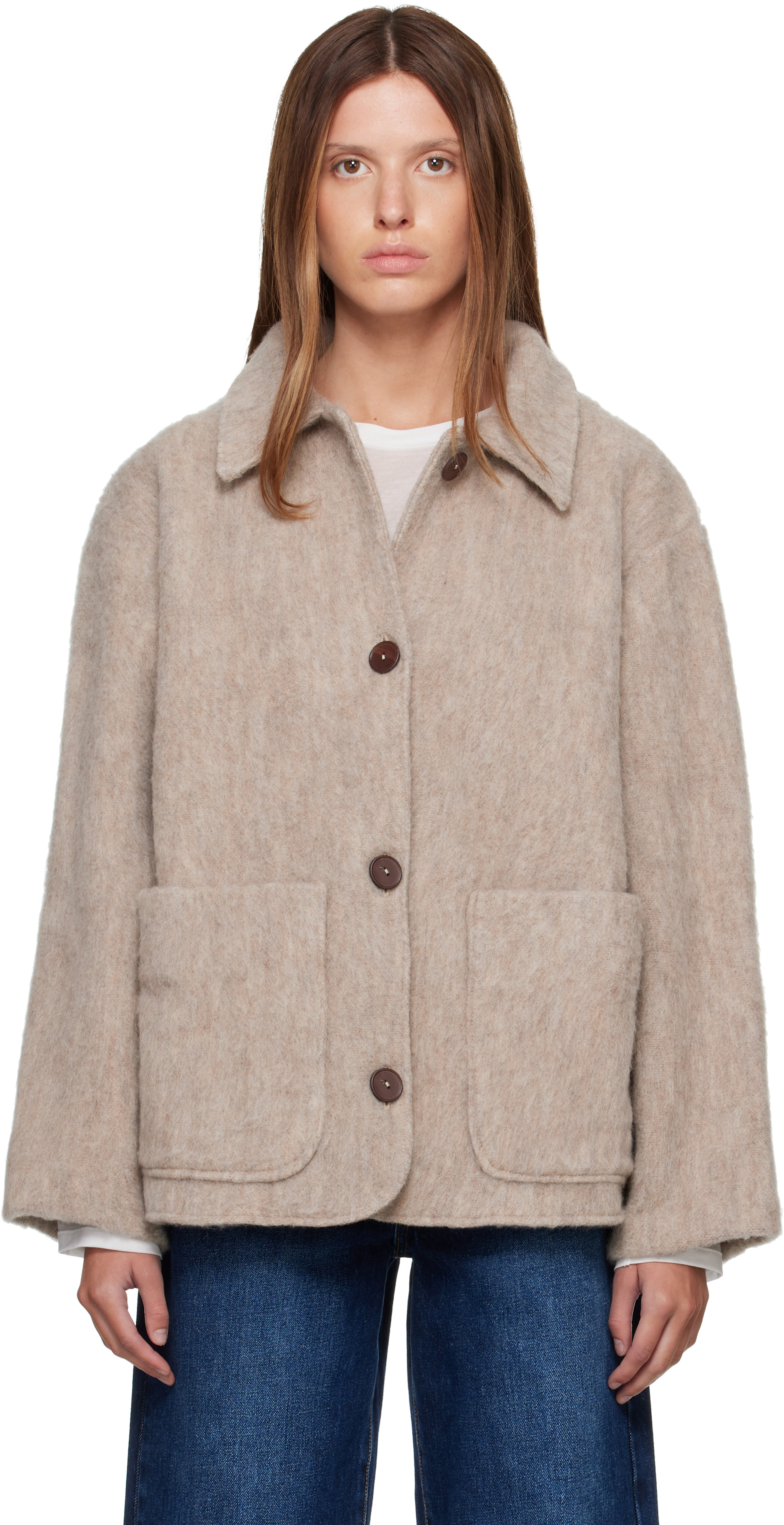 Baserange - Blouson Umma beige
