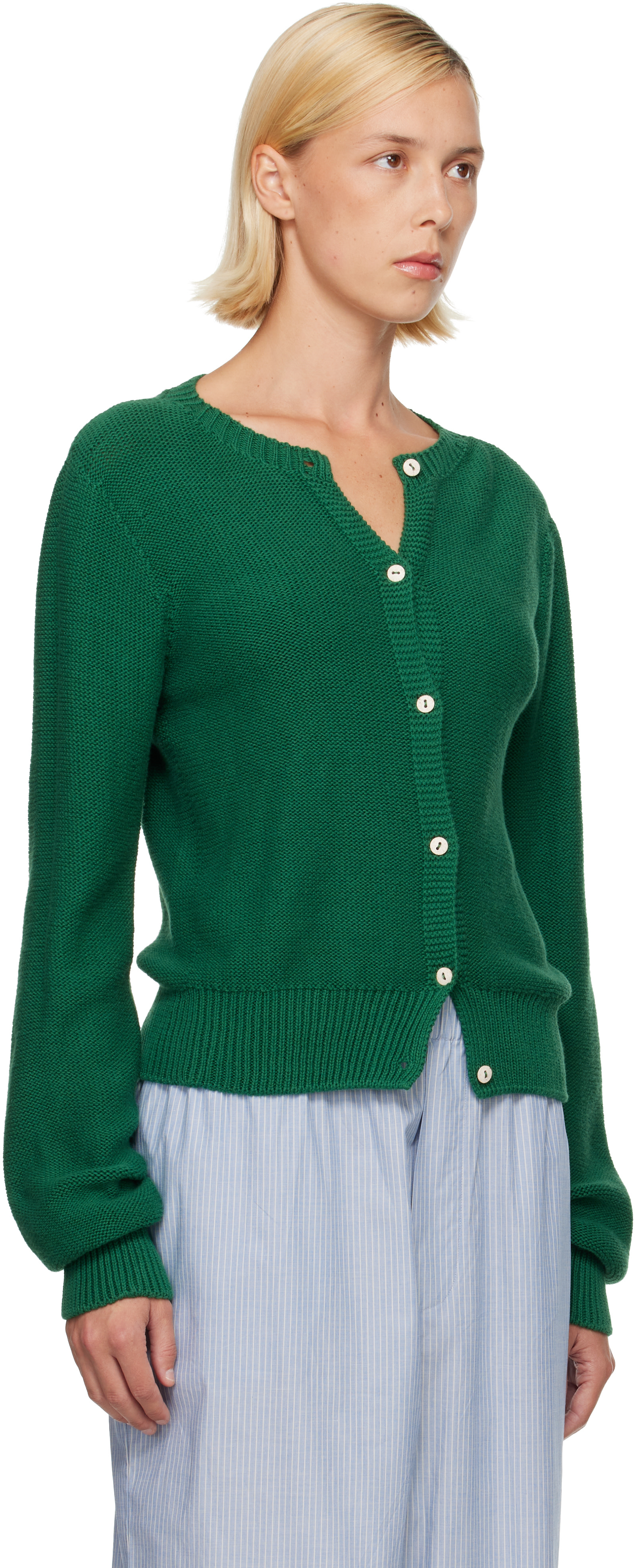 Baserange - Cardigan Tier vert