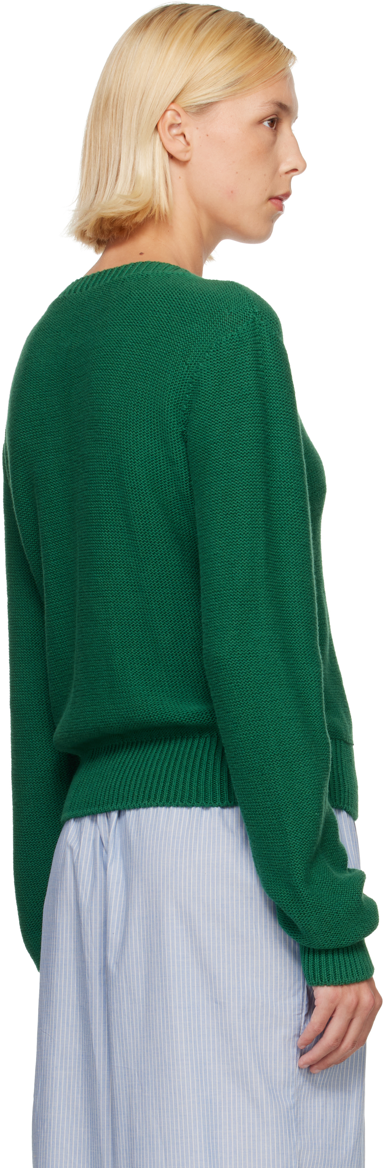 Baserange: Green Tier Cardigan | SSENSE