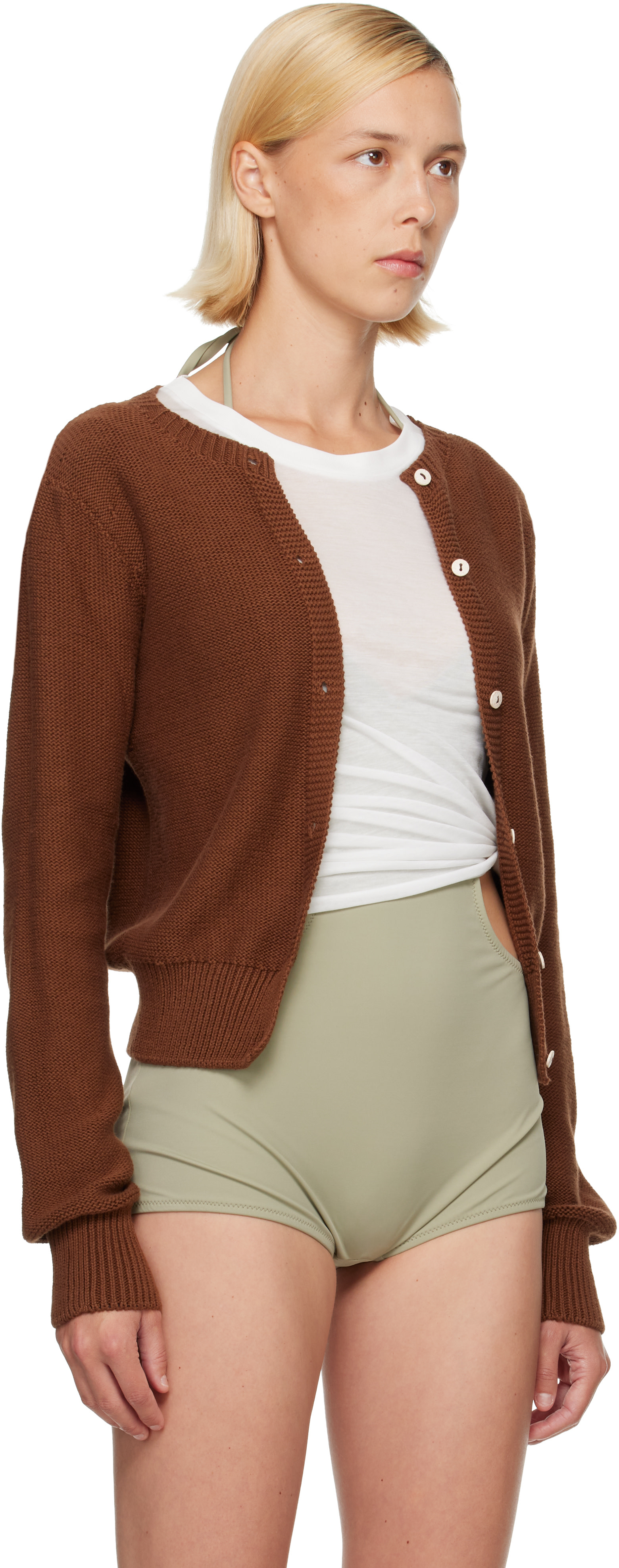 Baserange - Cardigan Tier brun