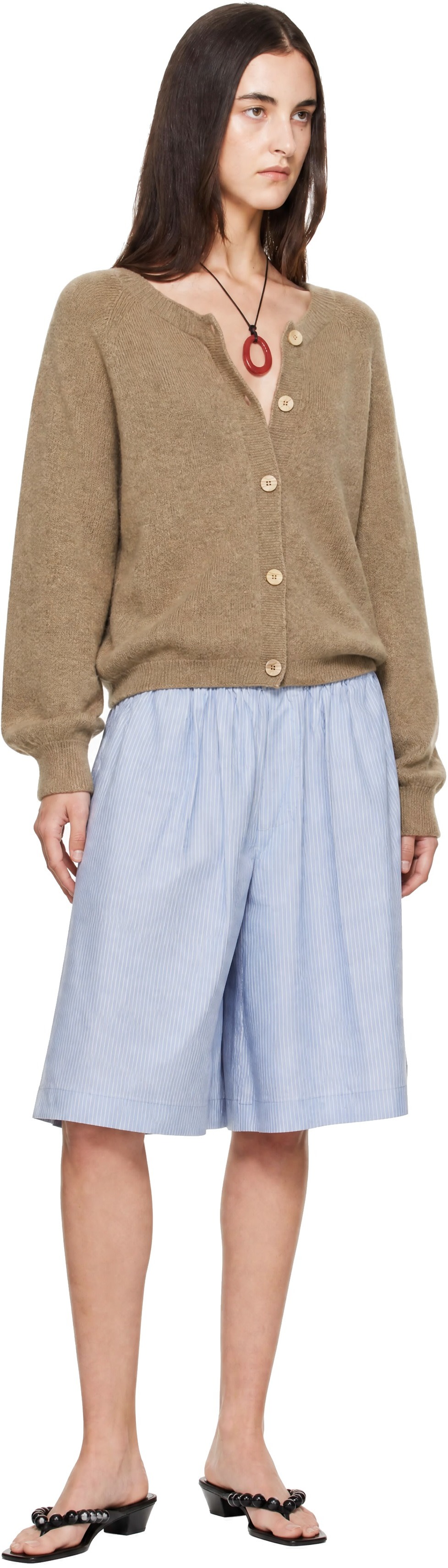 Baserange - Cardigan Soar brun