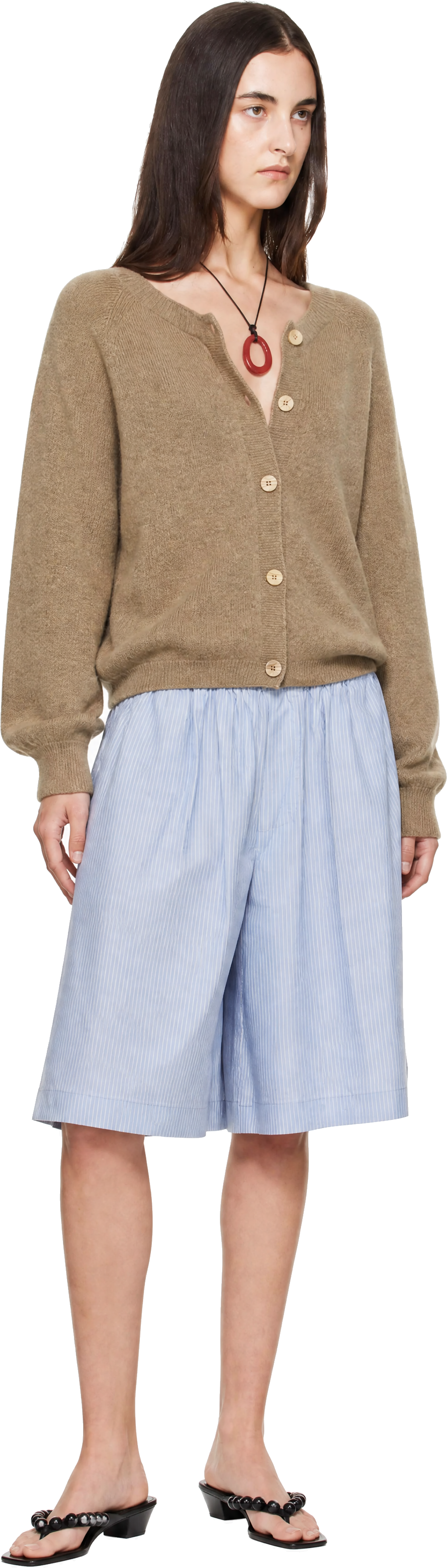 Baserange - Cardigan Soar brun