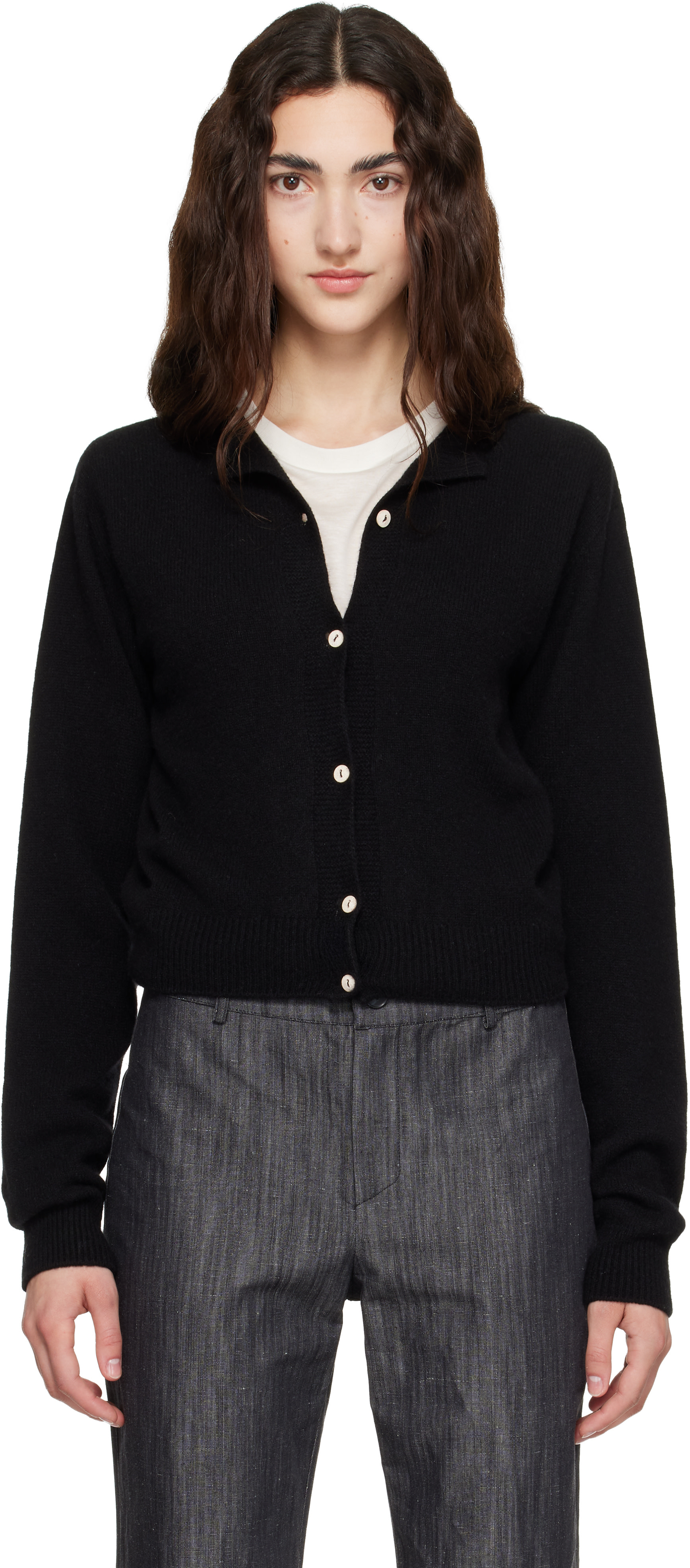 Baserange - Cardigan Tier noir