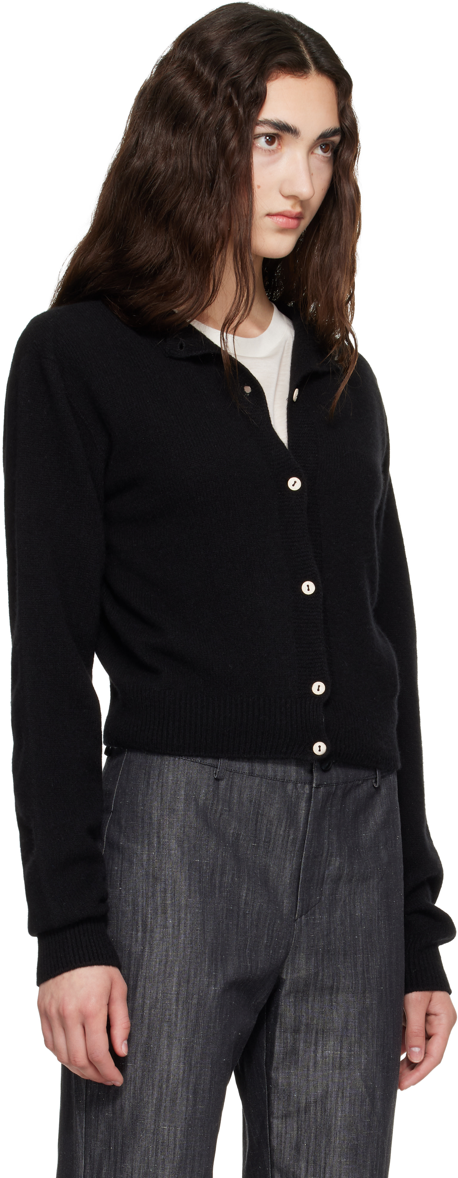Baserange - Cardigan Tier noir