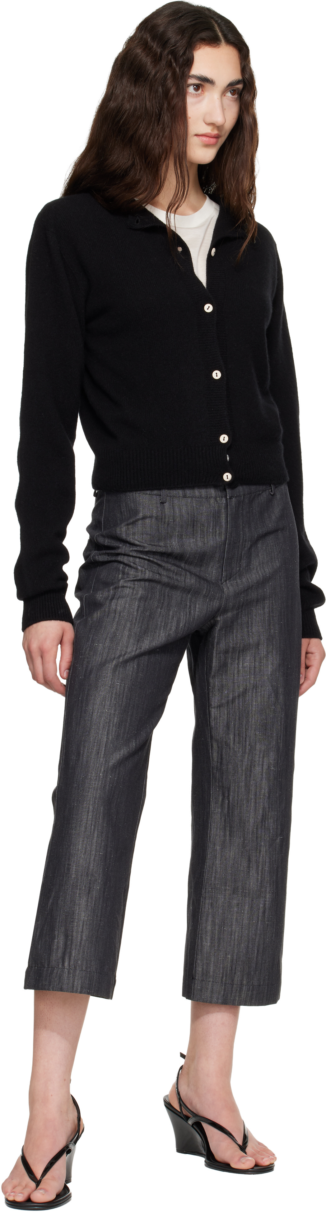Baserange - Cardigan Tier noir