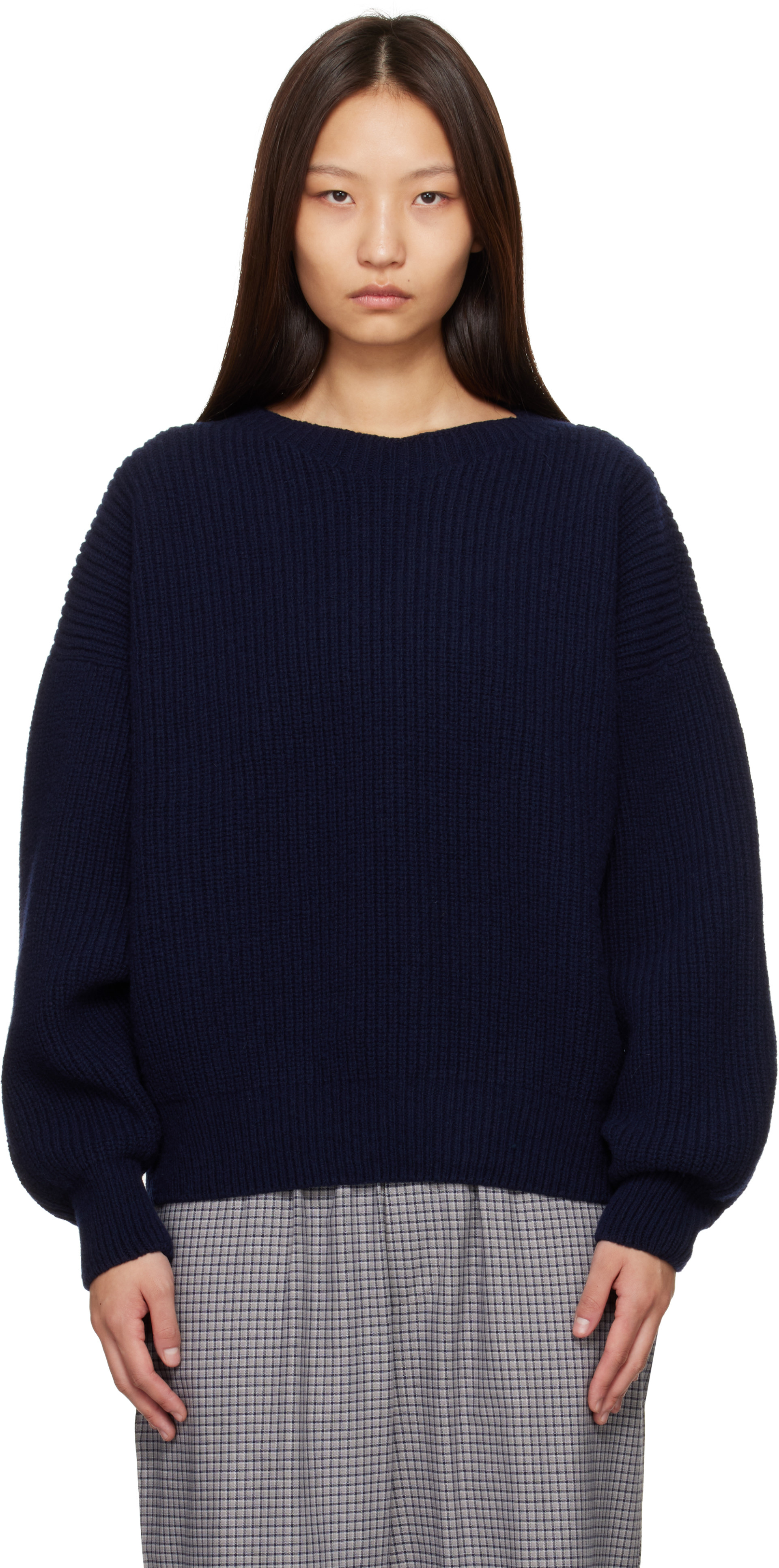 Baserange - Pull Mea bleu marine