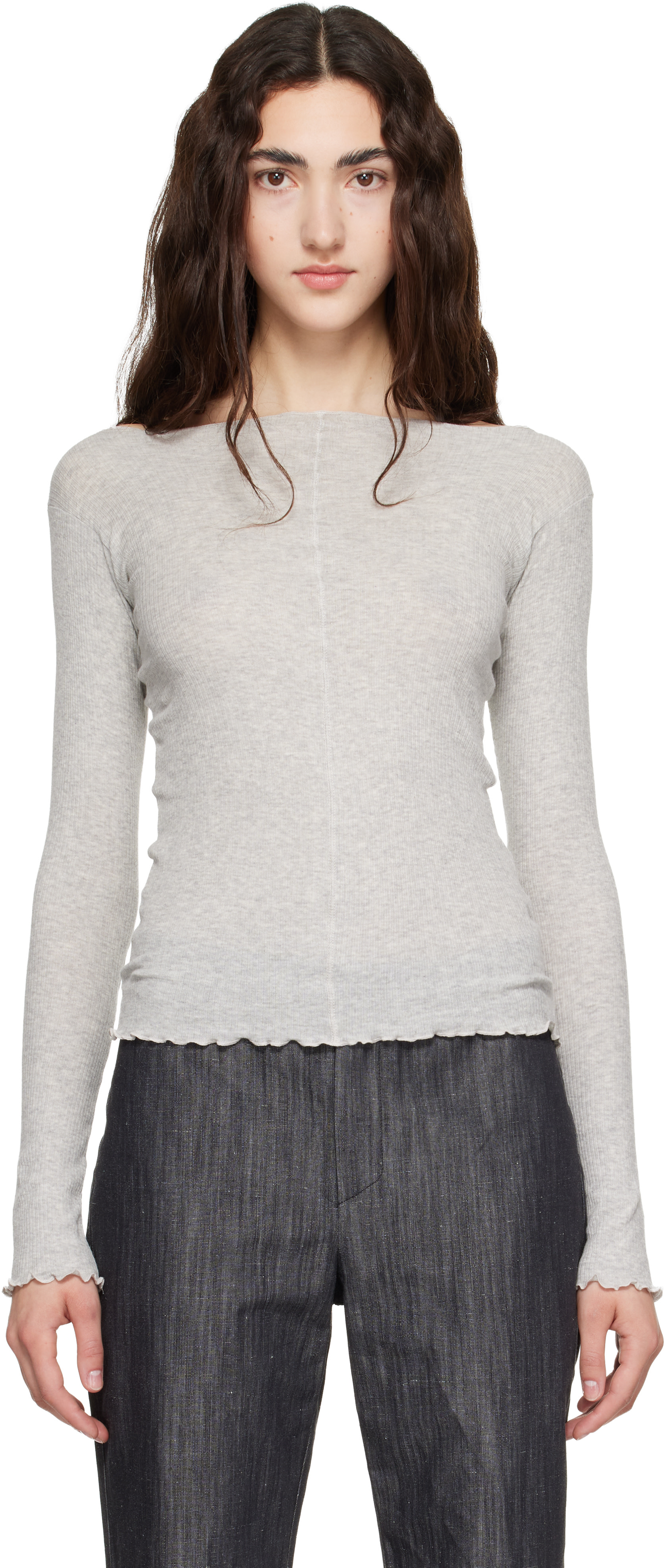 Baserange - T-shirt Pama gris