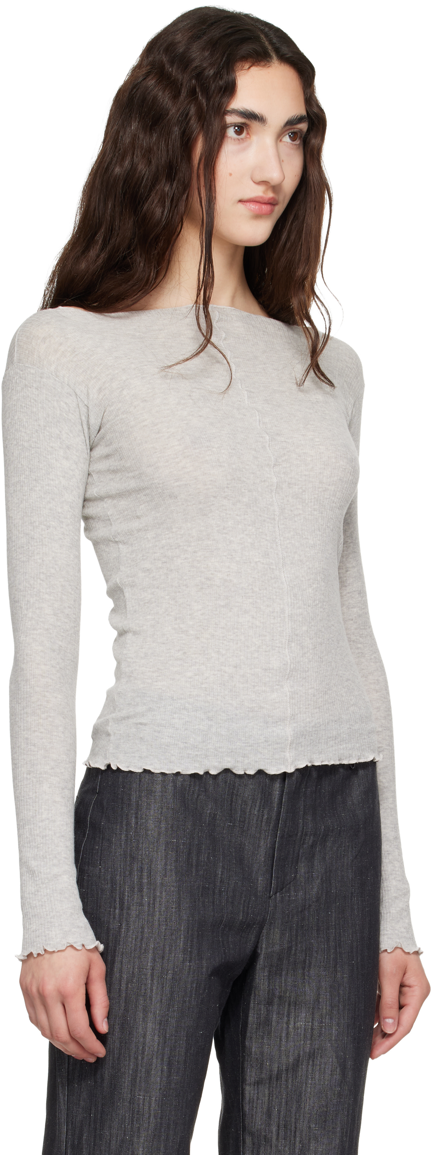 Baserange - T-shirt Pama gris