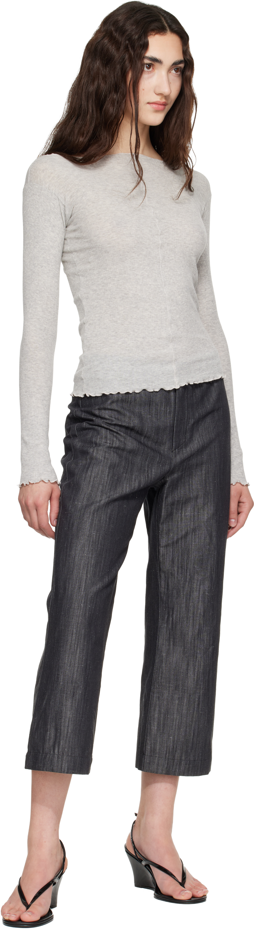 Baserange - T-shirt Pama gris