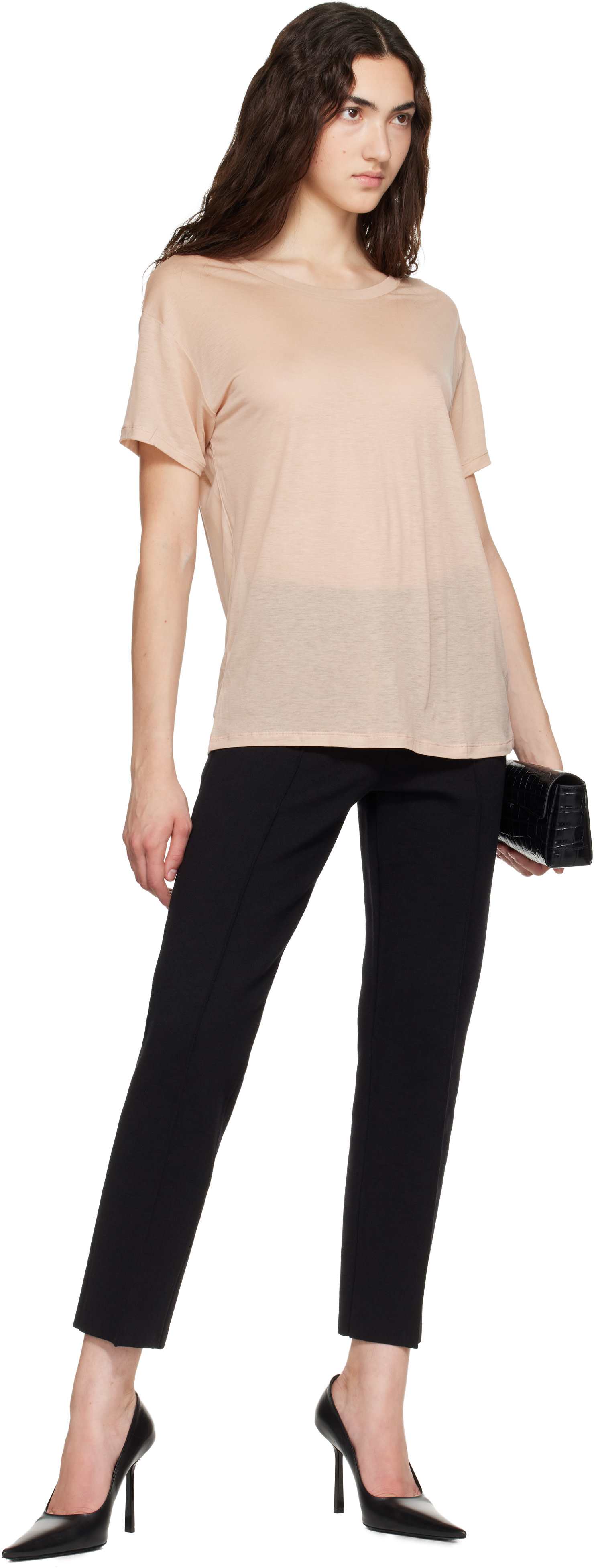 Baserange - T-shirt décontracté rose
