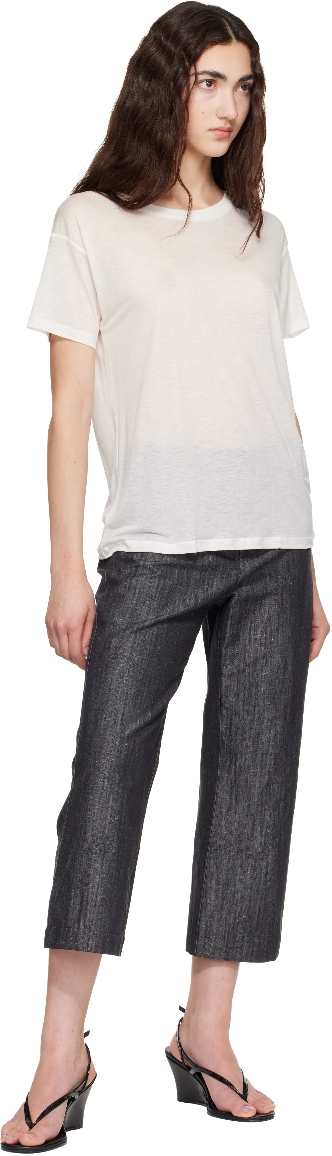 Baserange - T-shirt décontracté blanc