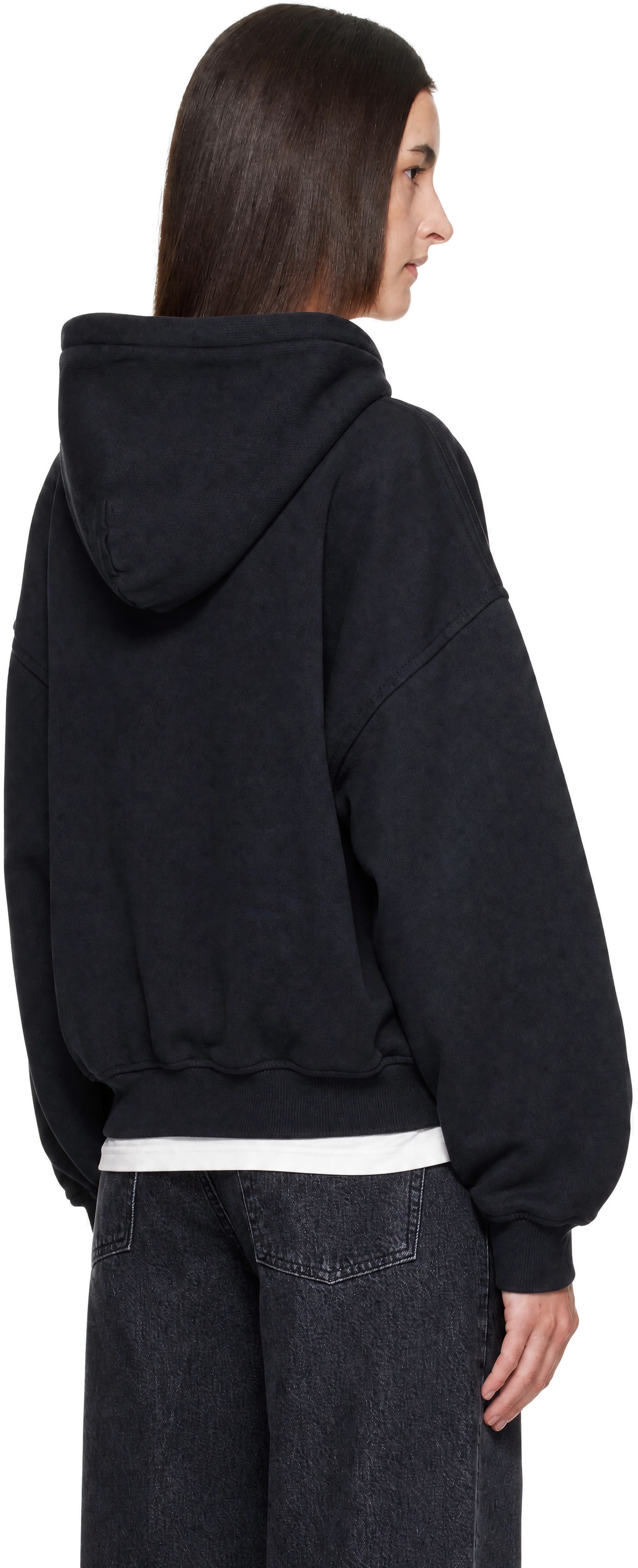 Rhude - Pull à capuche Dinero noir