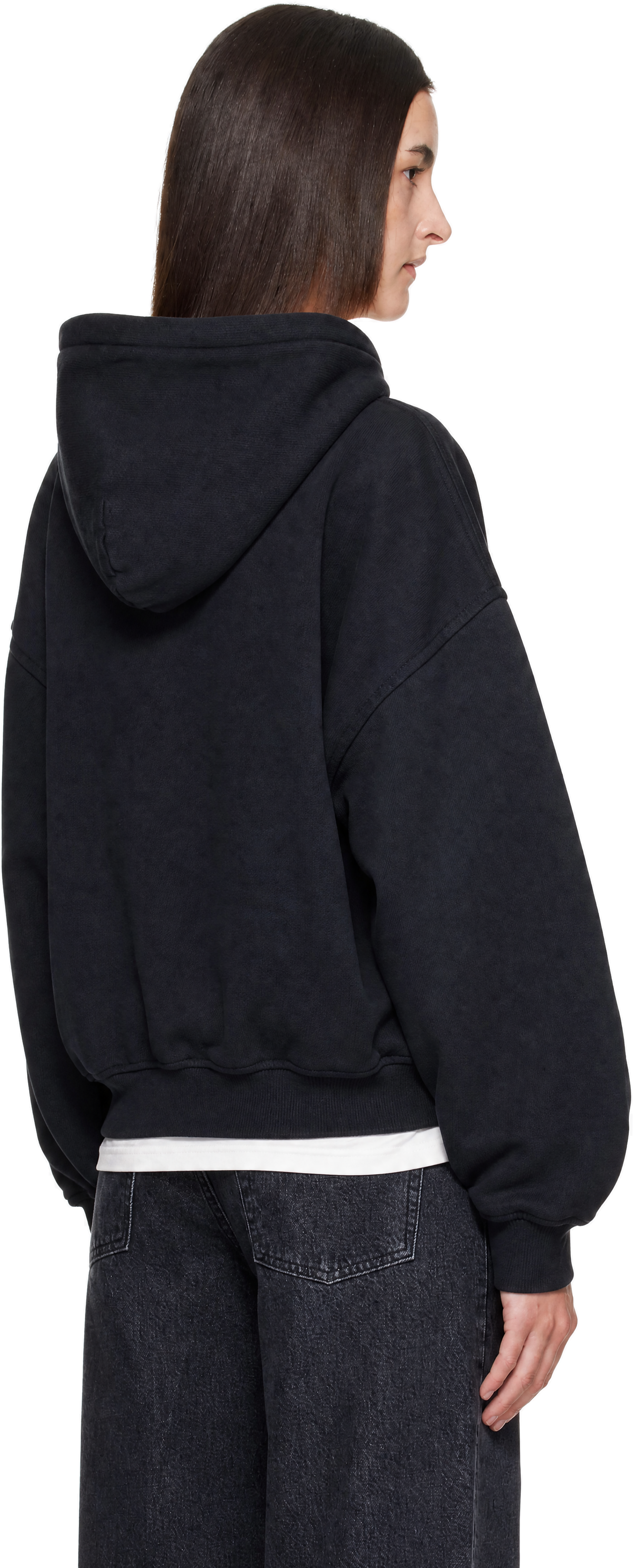 Rhude - Pull à capuche Dinero noir