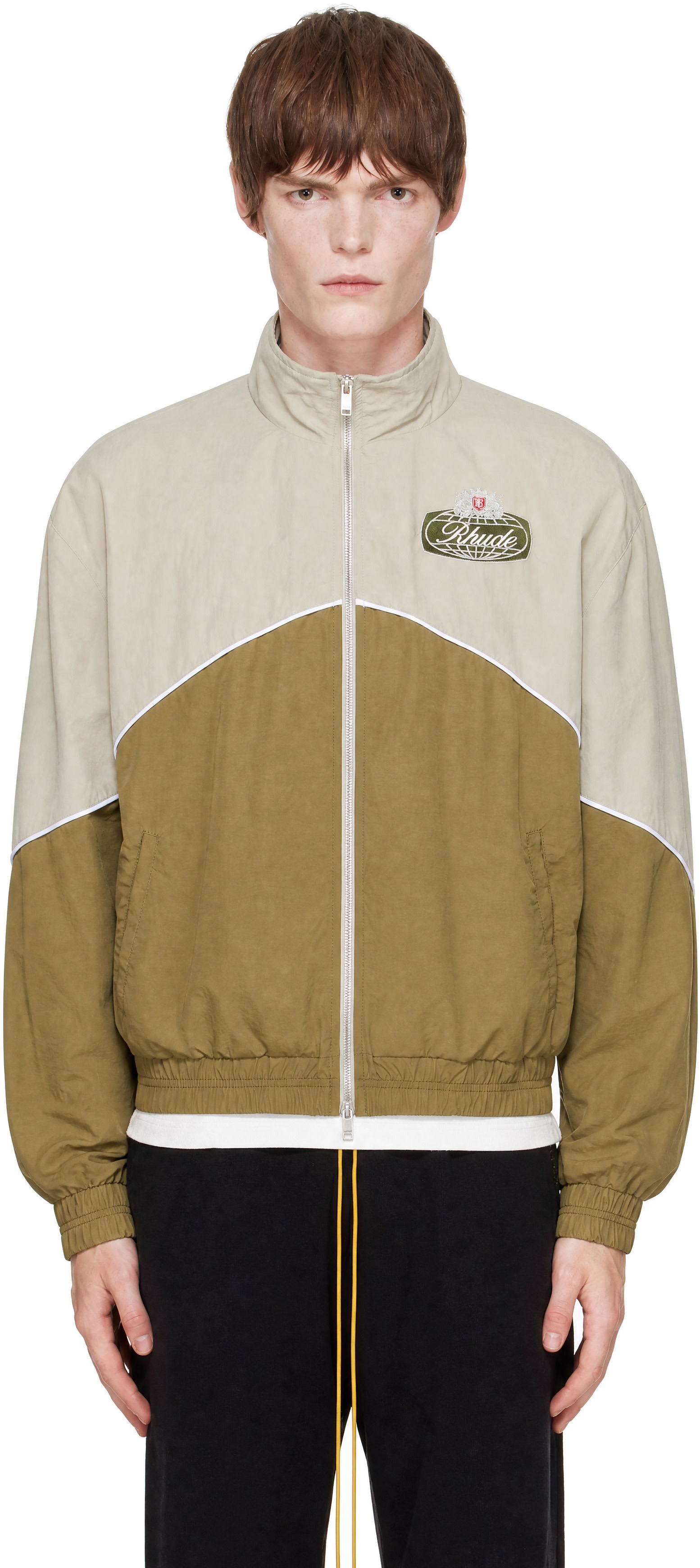 Rhude - Khaki Desert Racing Track Jacket